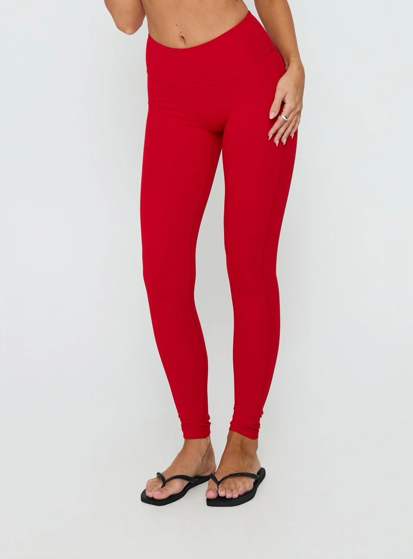 Peak Performance Active Leggings Red - Image 2