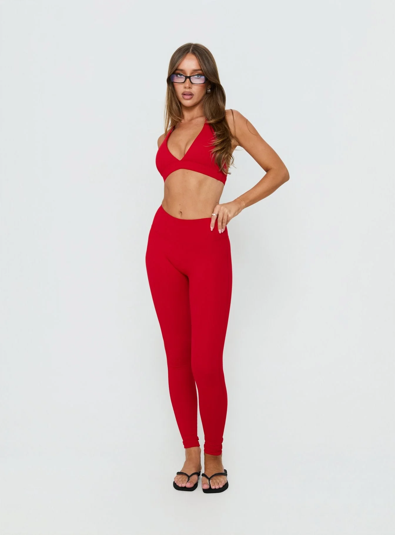 Peak Performance Active Leggings Red - Image 3