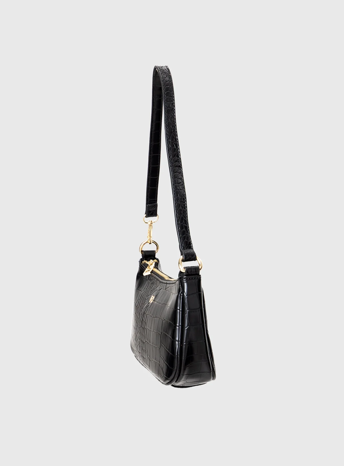 Peta & Jain Piper Bag Black Croc - Image 3