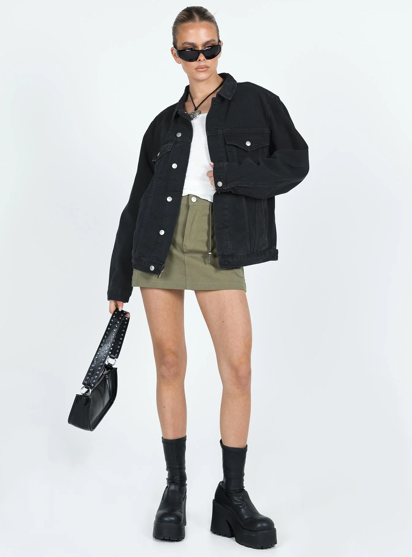 Phoenix Denim Jacket Black - Image 5
