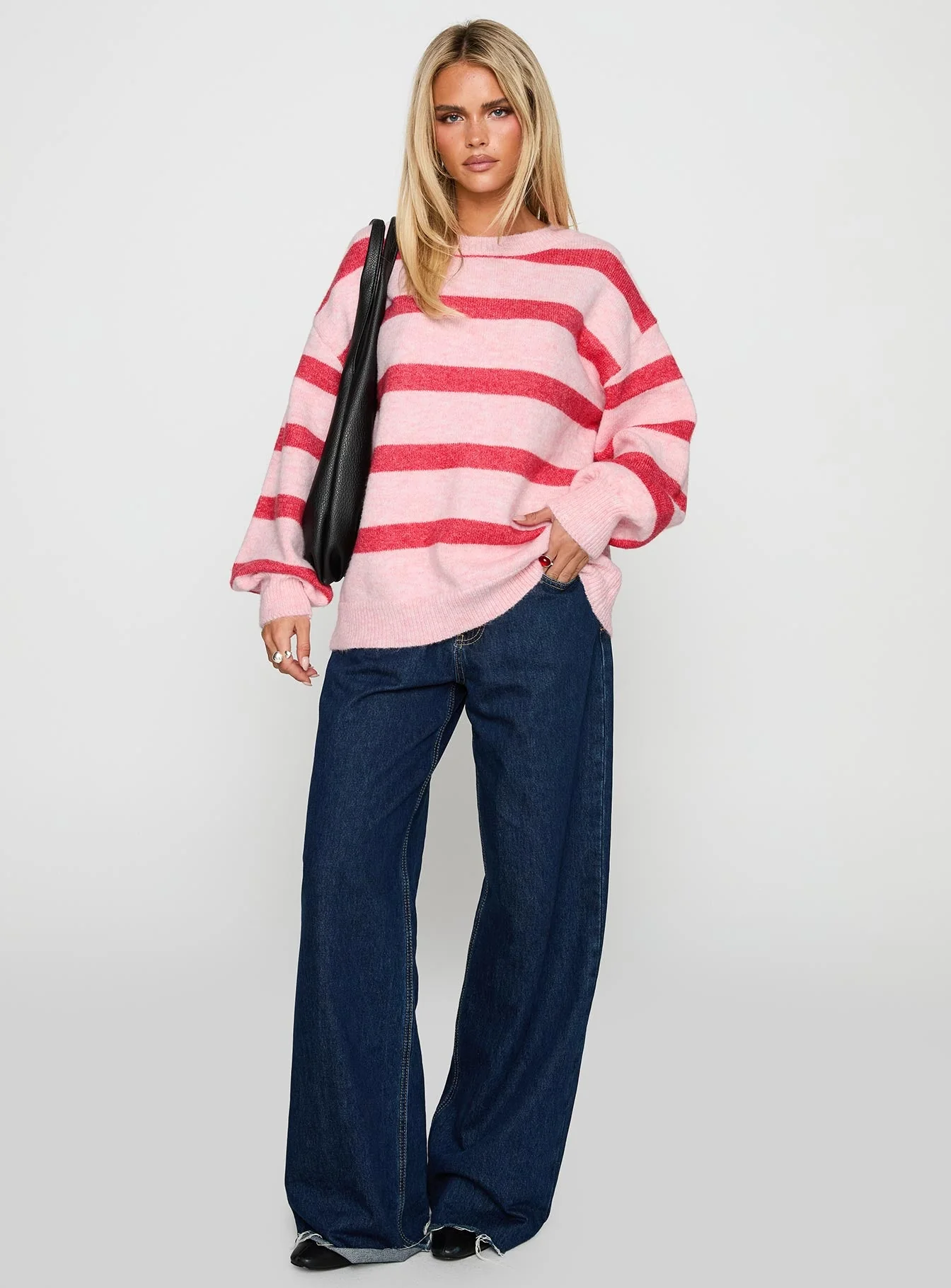 Places To Go Knit Sweater Red / Pink - Image 2