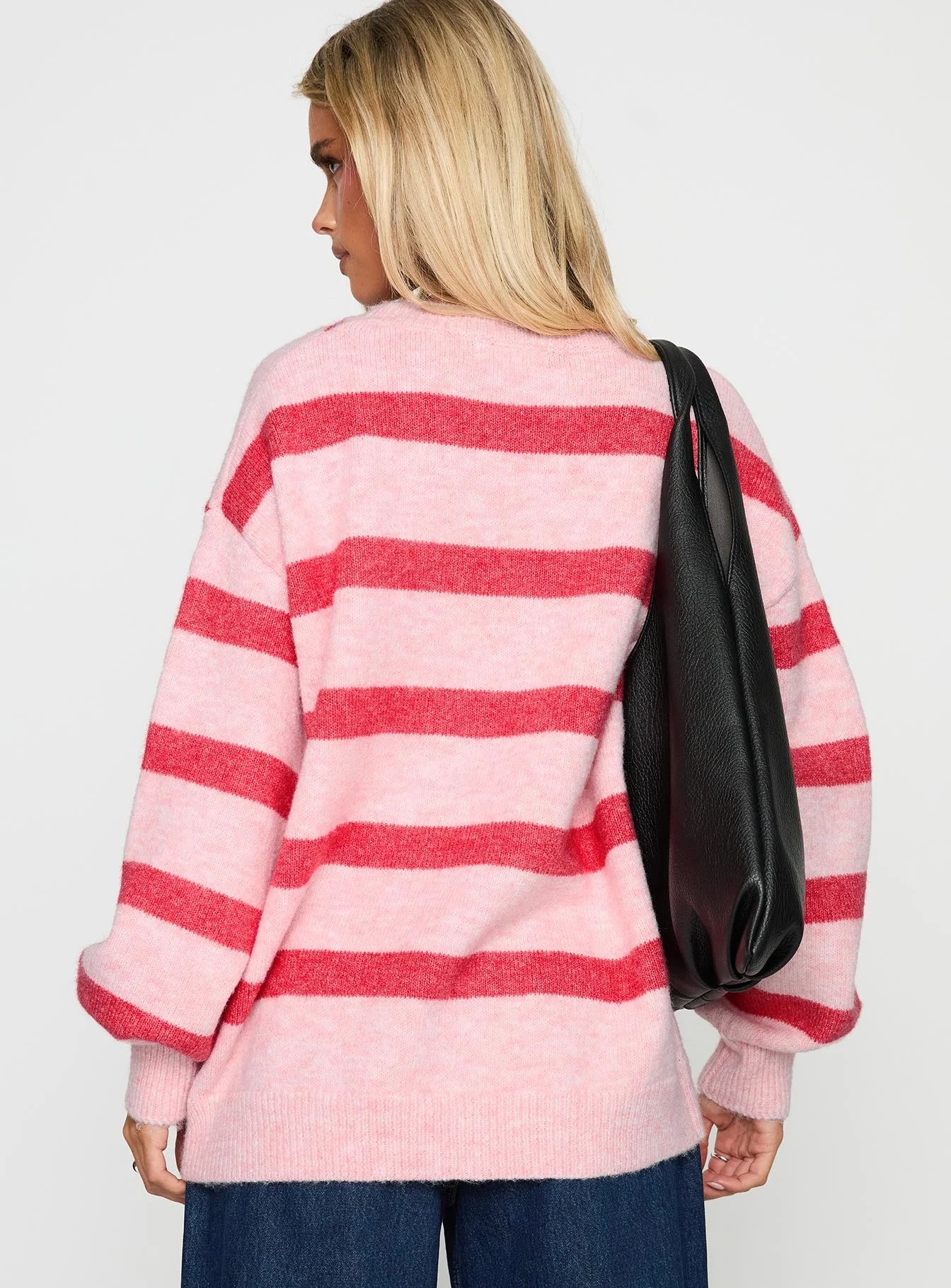 Places To Go Knit Sweater Red / Pink - Image 4