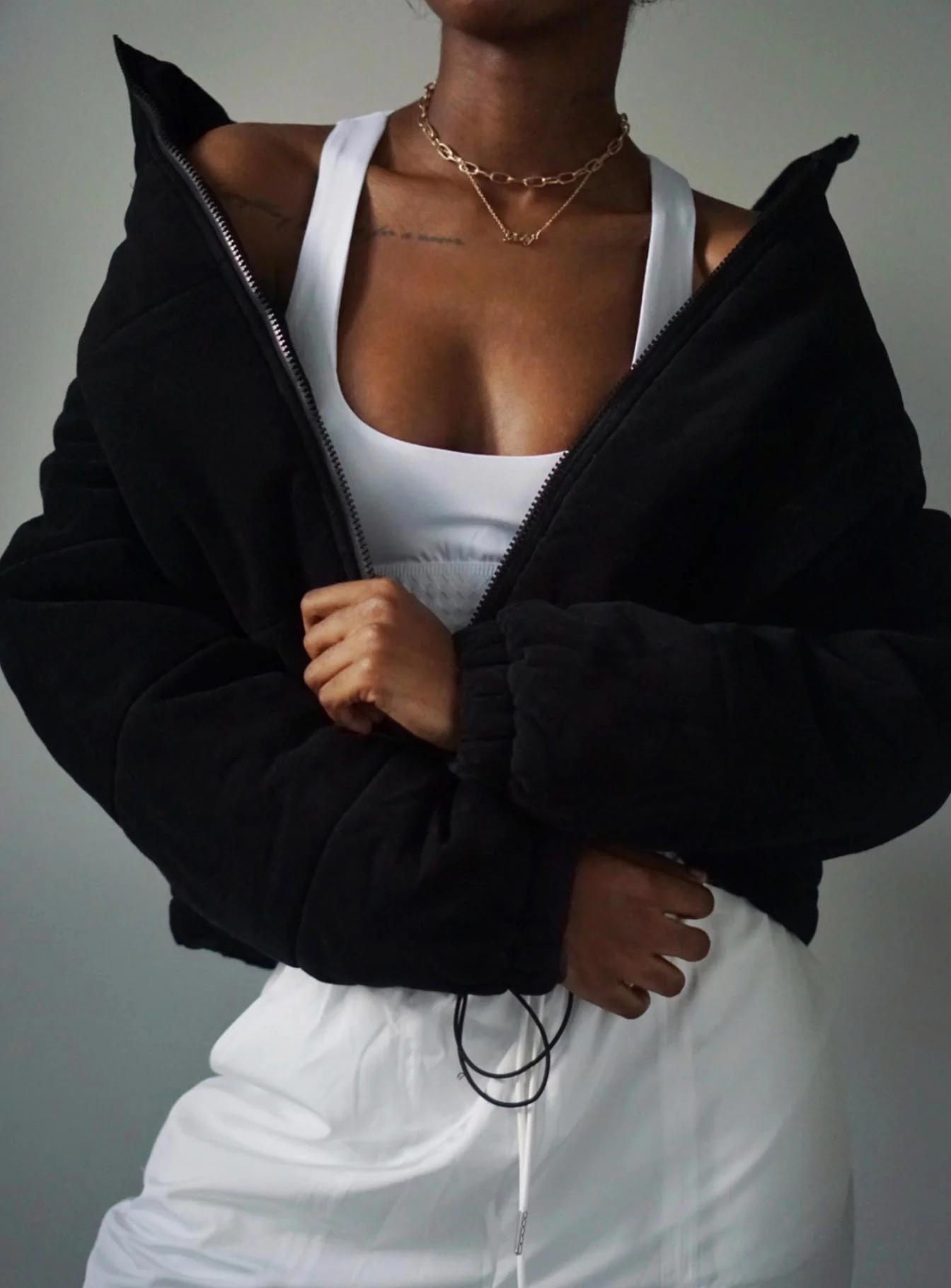 Polly Puffer Jacket Black - Image 3