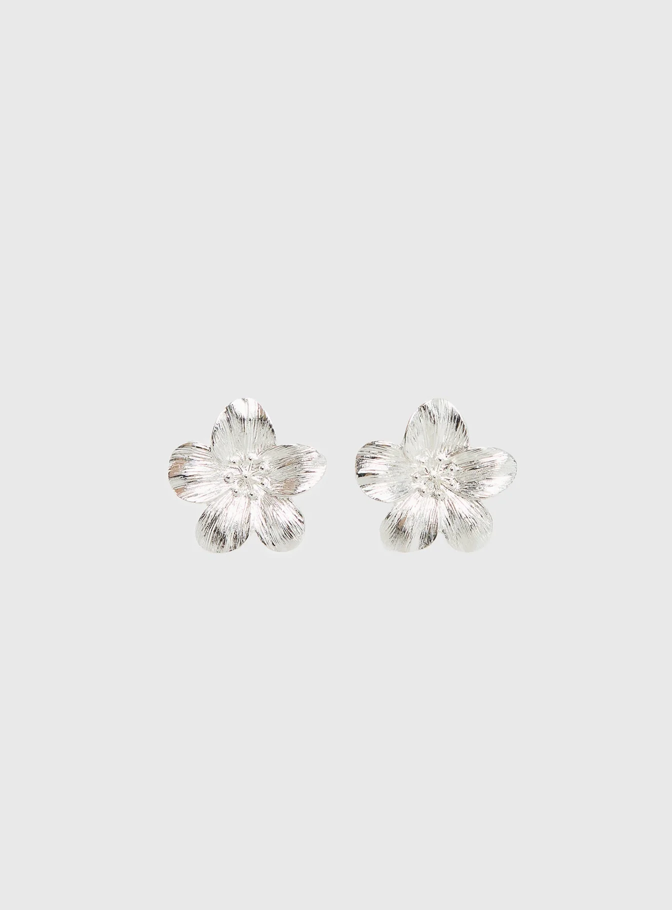 Posie Earrings Silver - Image 2