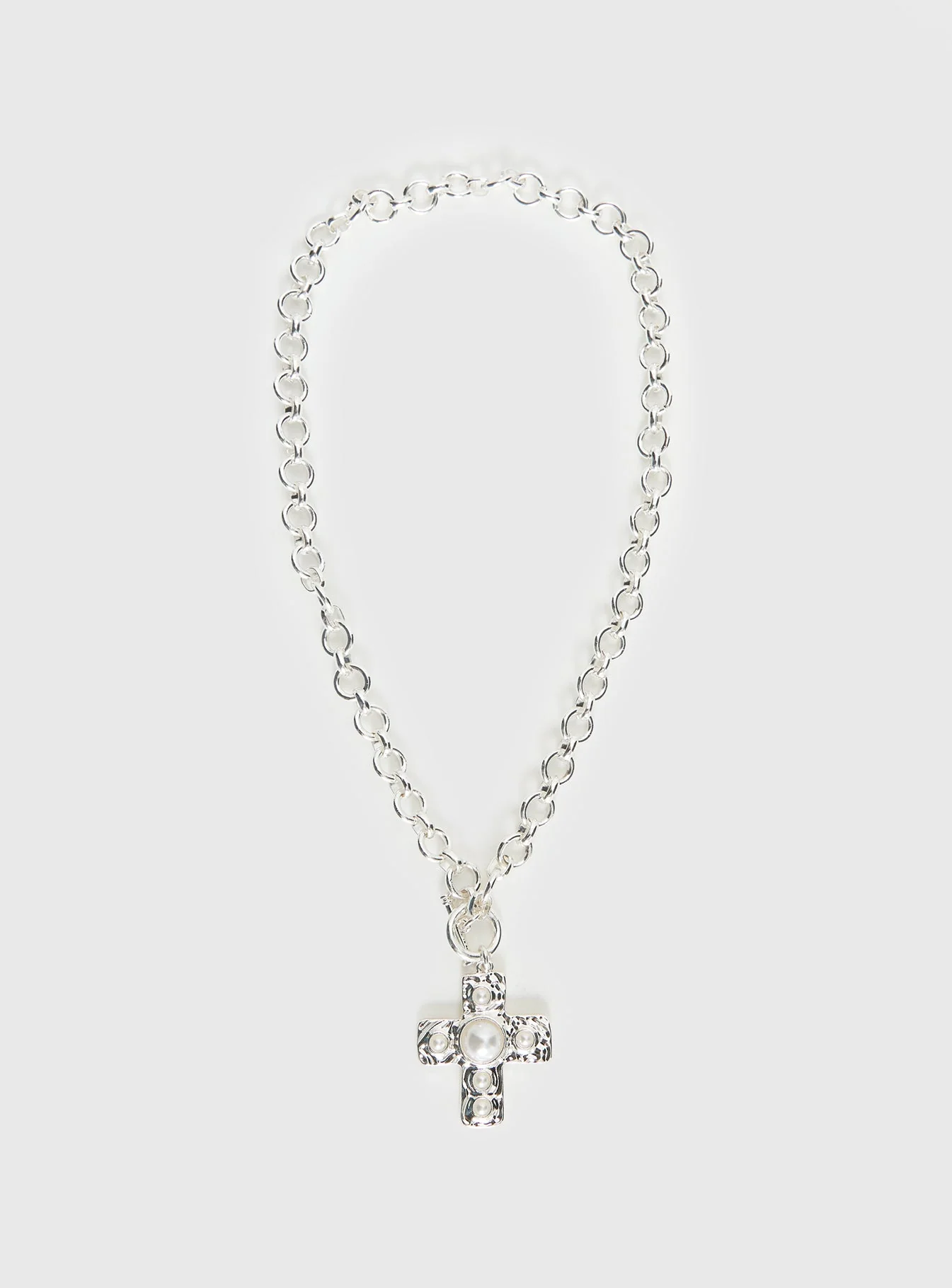 Putney Chunky Necklace Silver - Image 2
