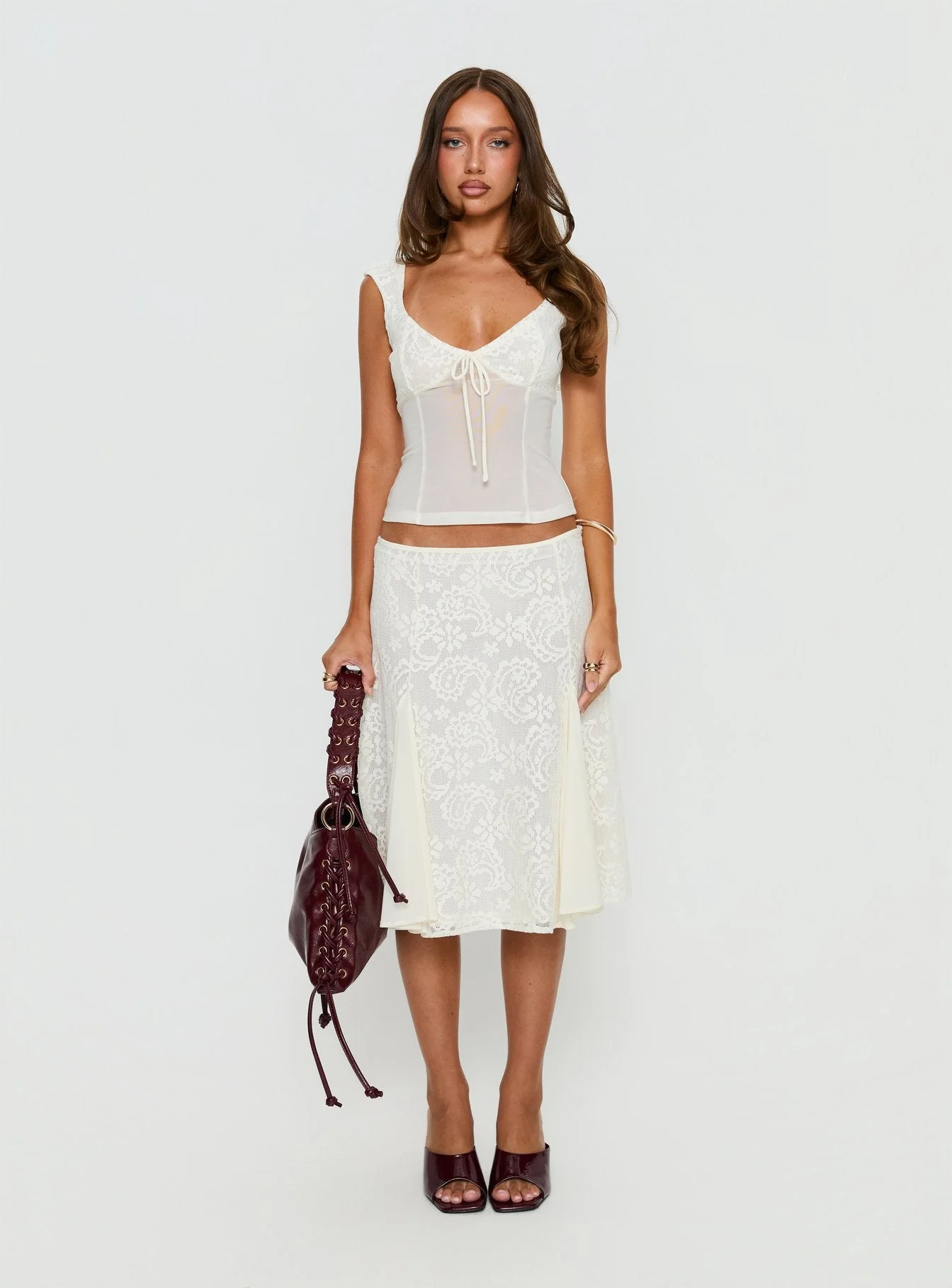 Quani Lace Top Cream - Image 7