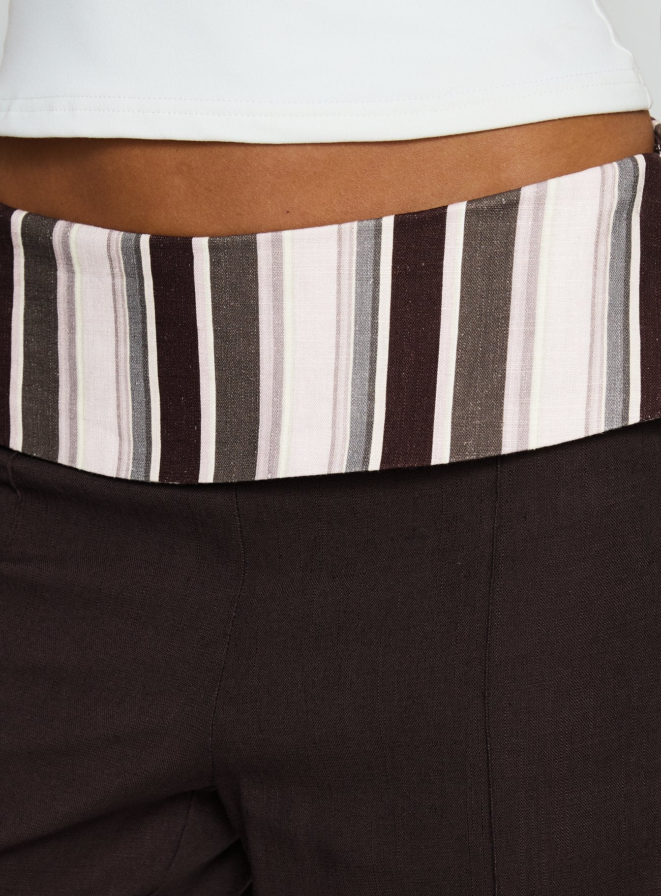 Quenlin Folded Straight Leg Pant Multi - Image 6