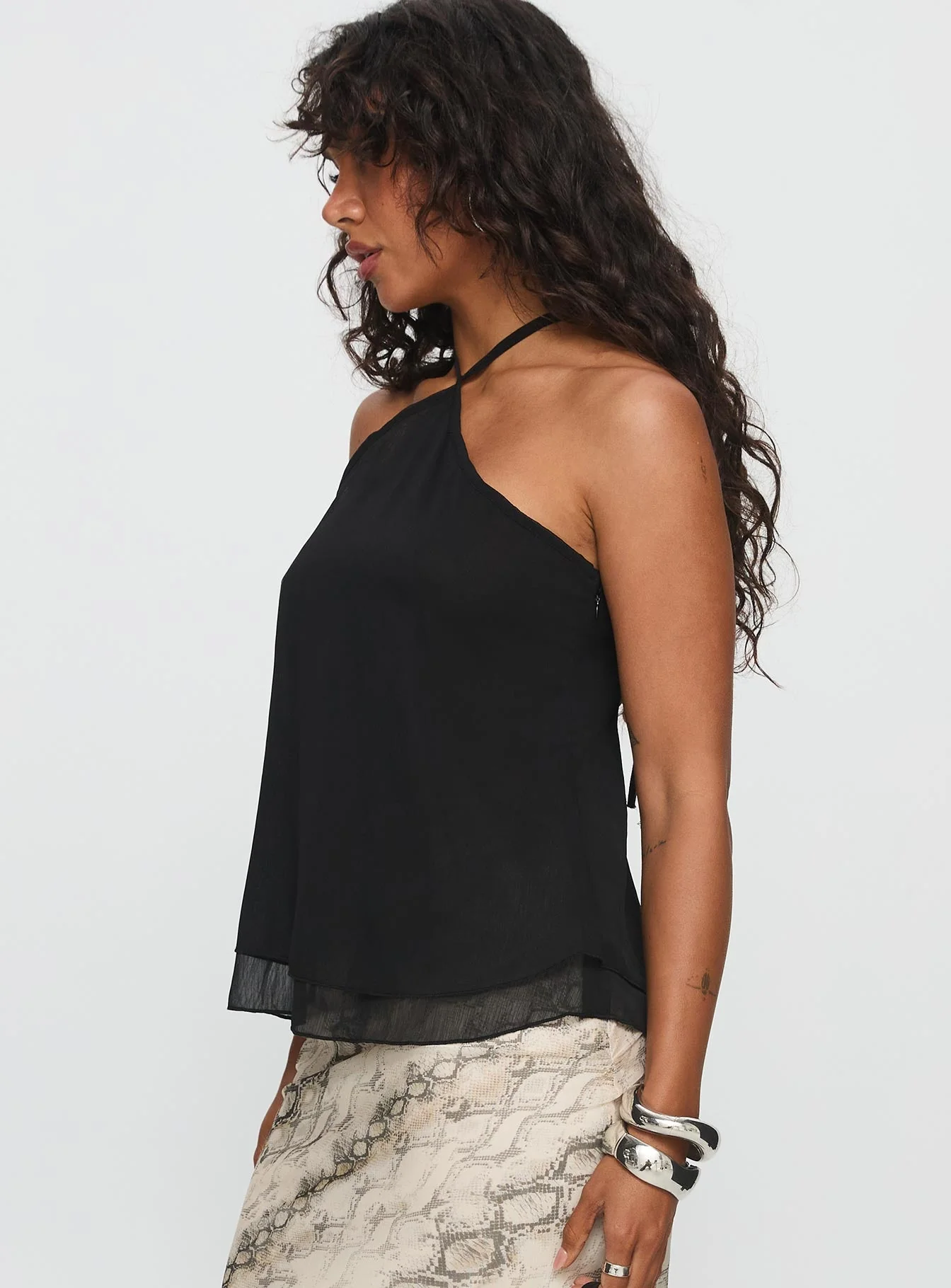 Rafaella Halter Top Black - Image 3