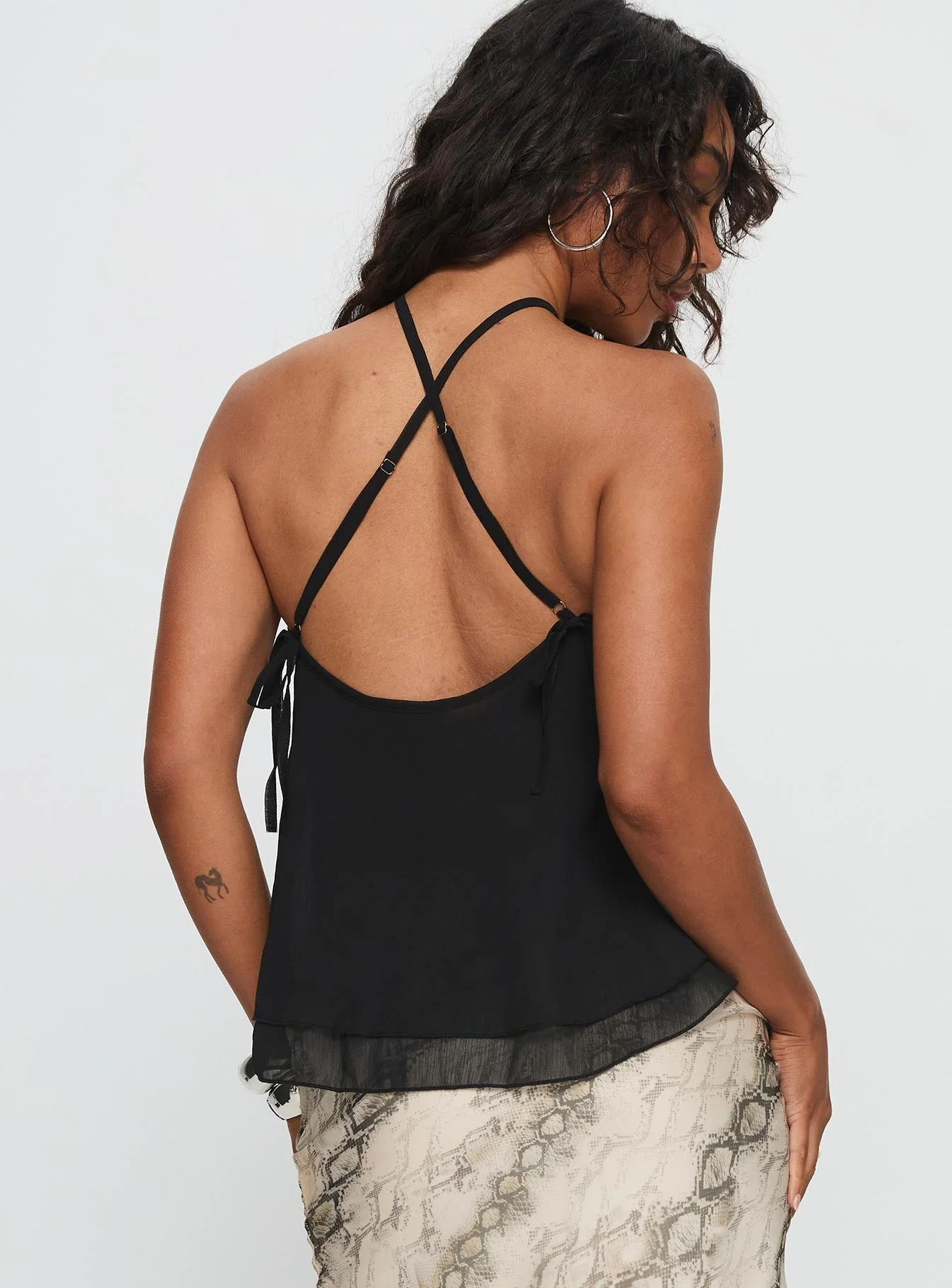 Rafaella Halter Top Black - Image 4