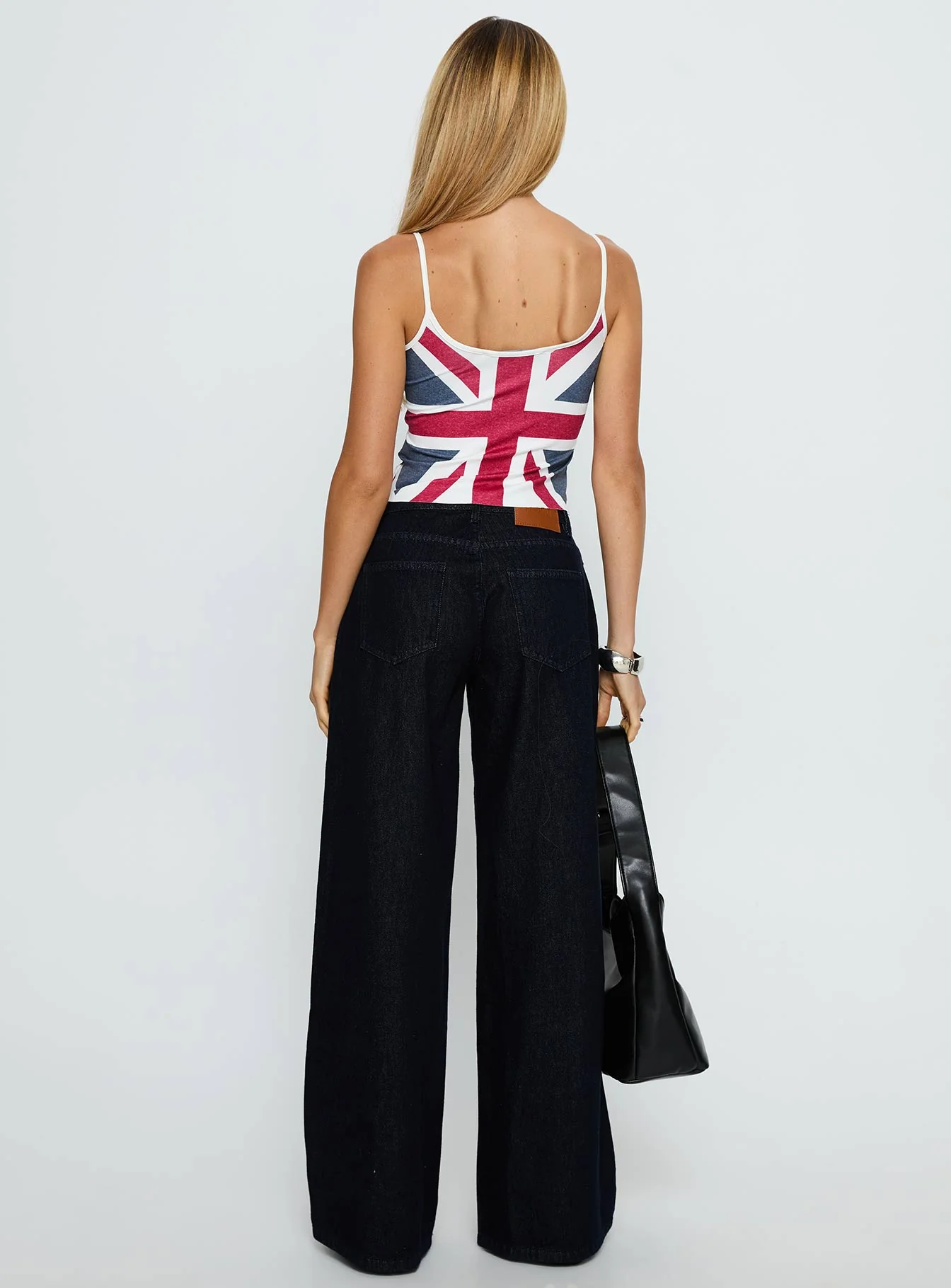 Ramos Low Rise Wide Leg Jeans Raw Indigo Blue - Image 4