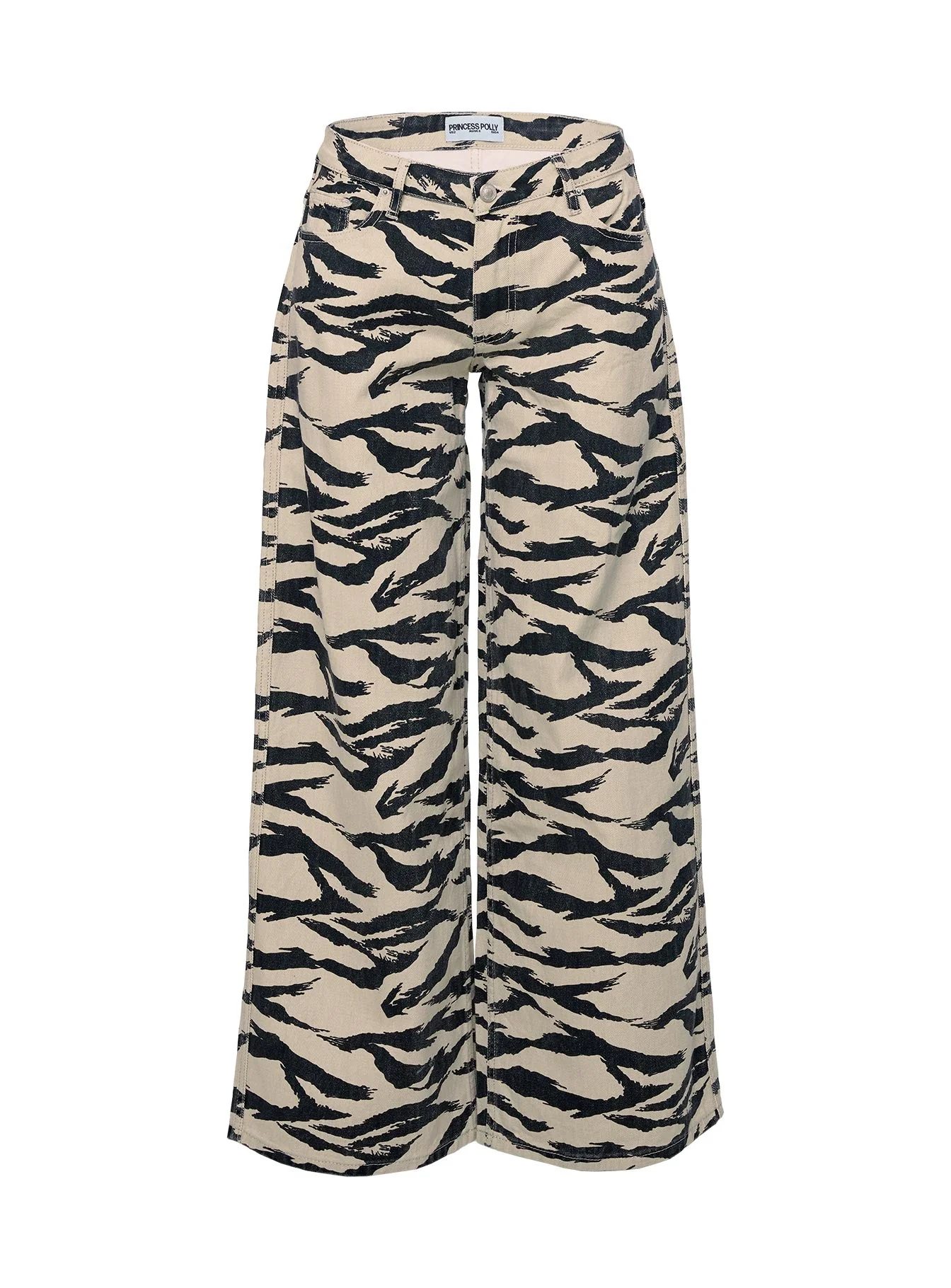Ramos Low Rise Wide Leg Jeans Tiger - Image 3