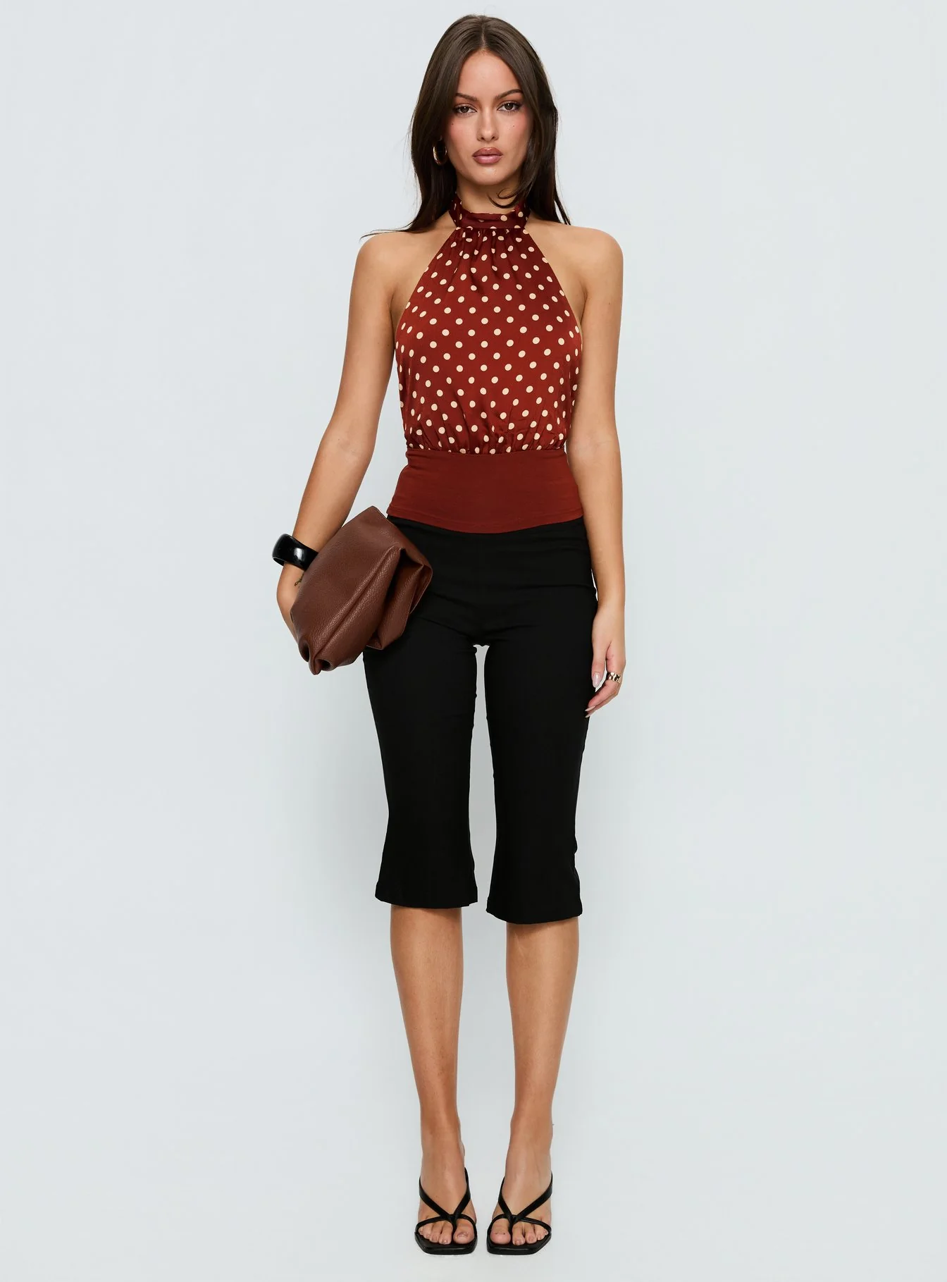 Rania Top Polka Burnt Red - Image 7