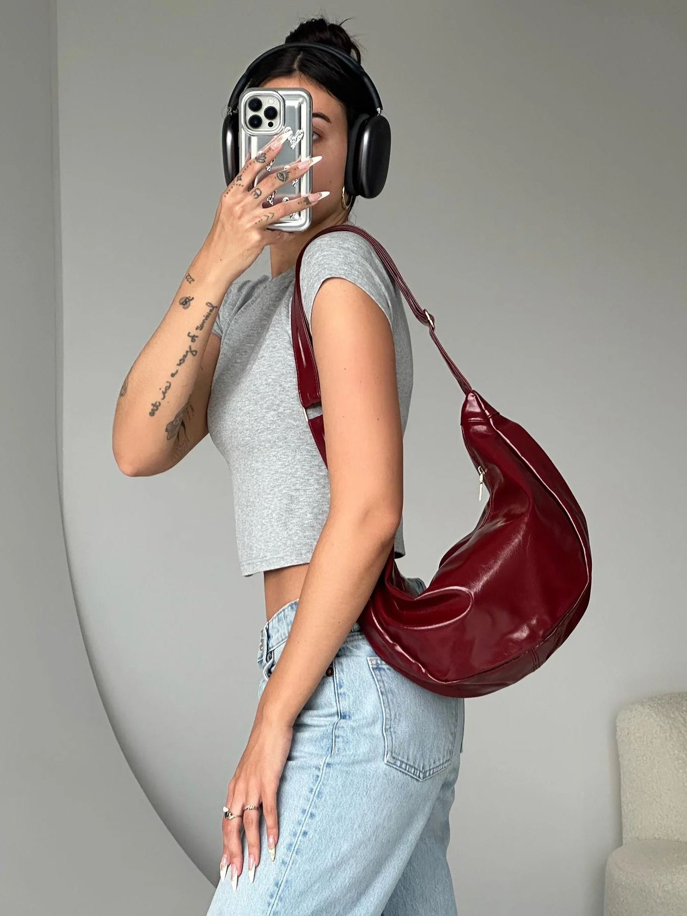 Ransom Shoulder Bag Red - Image 4