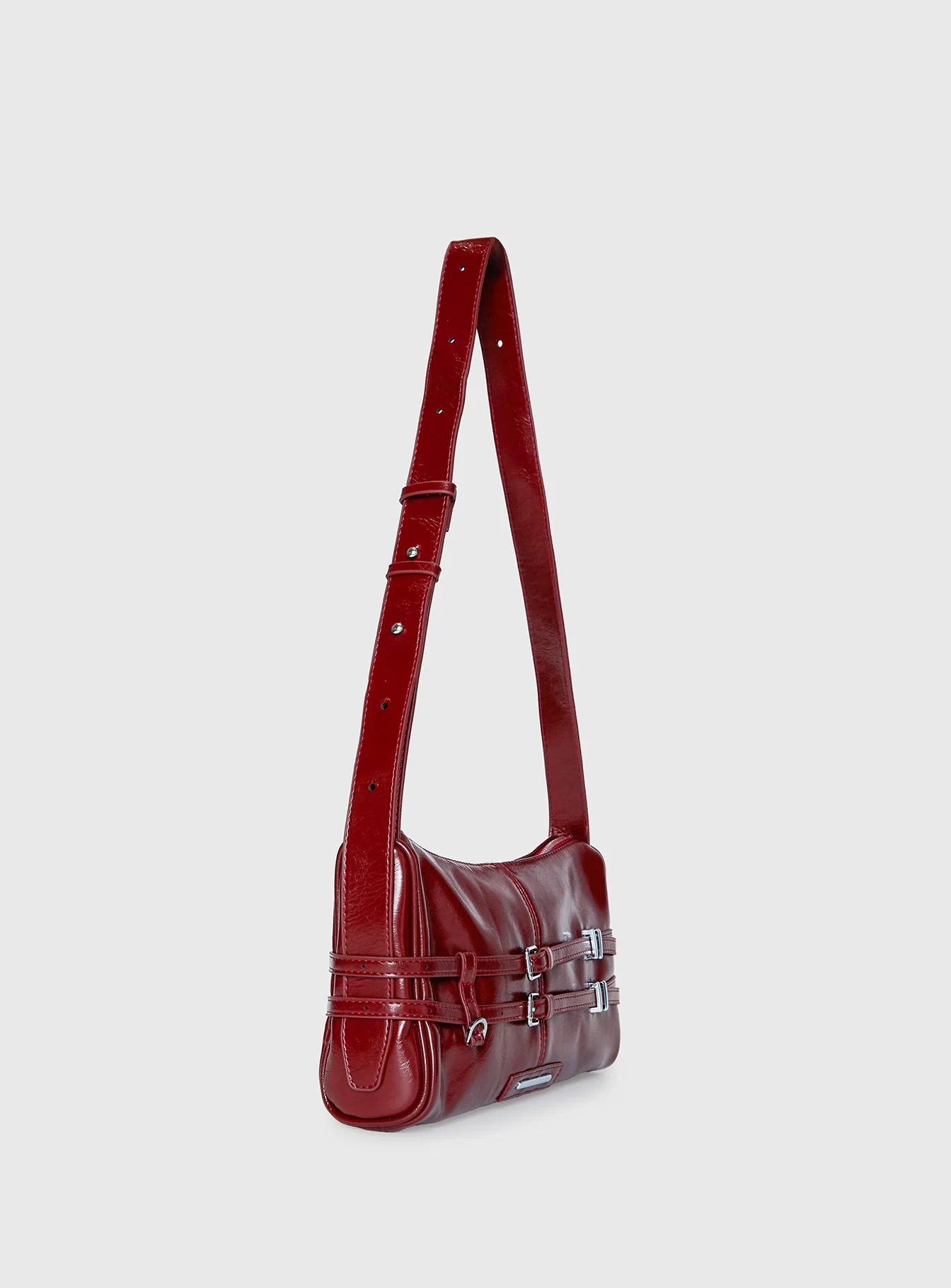 Recognize Buckle Detail Bag Red - Image 3
