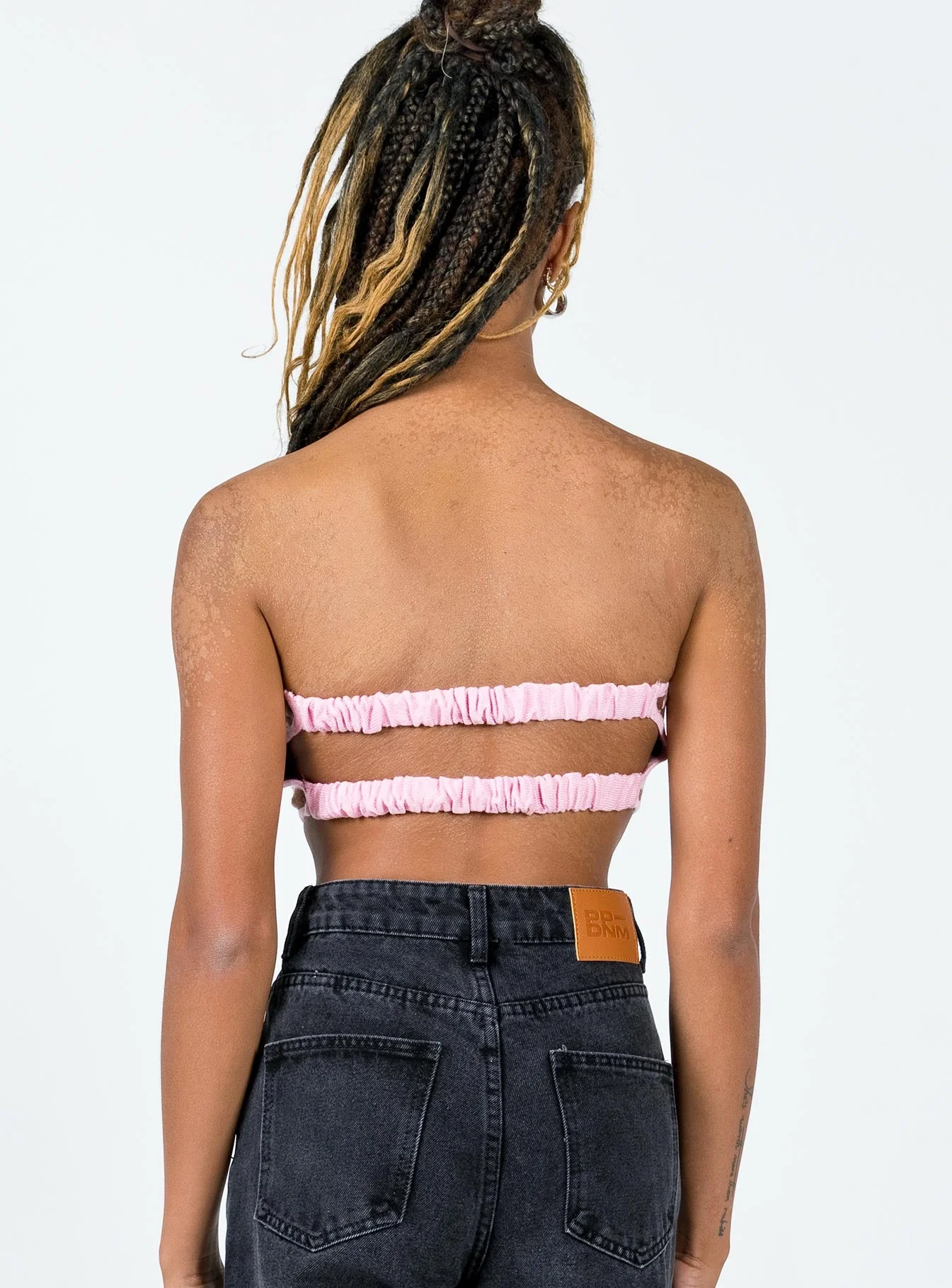 Fabian Strapless Top Pink Multi - Image 4