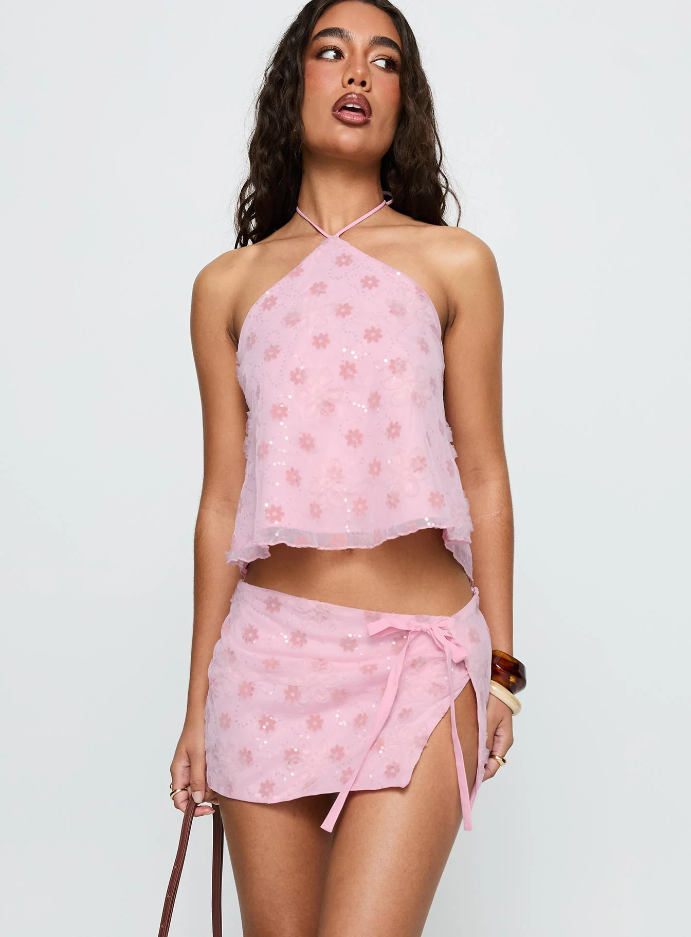 Remembering Mini Skirt Pink - Image 2