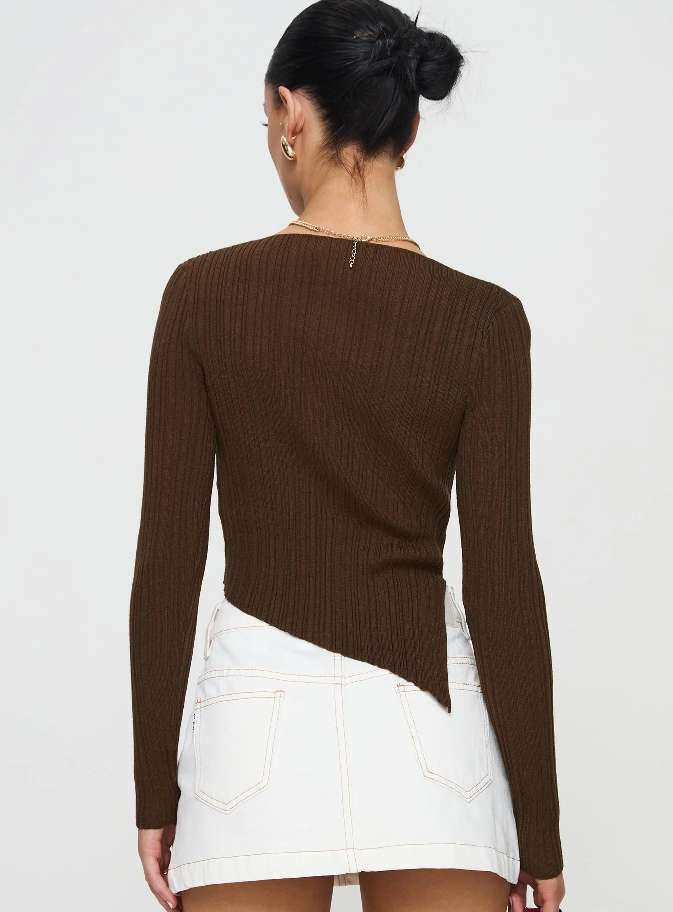 Renewal Long Sleeve Top Brown - Image 5
