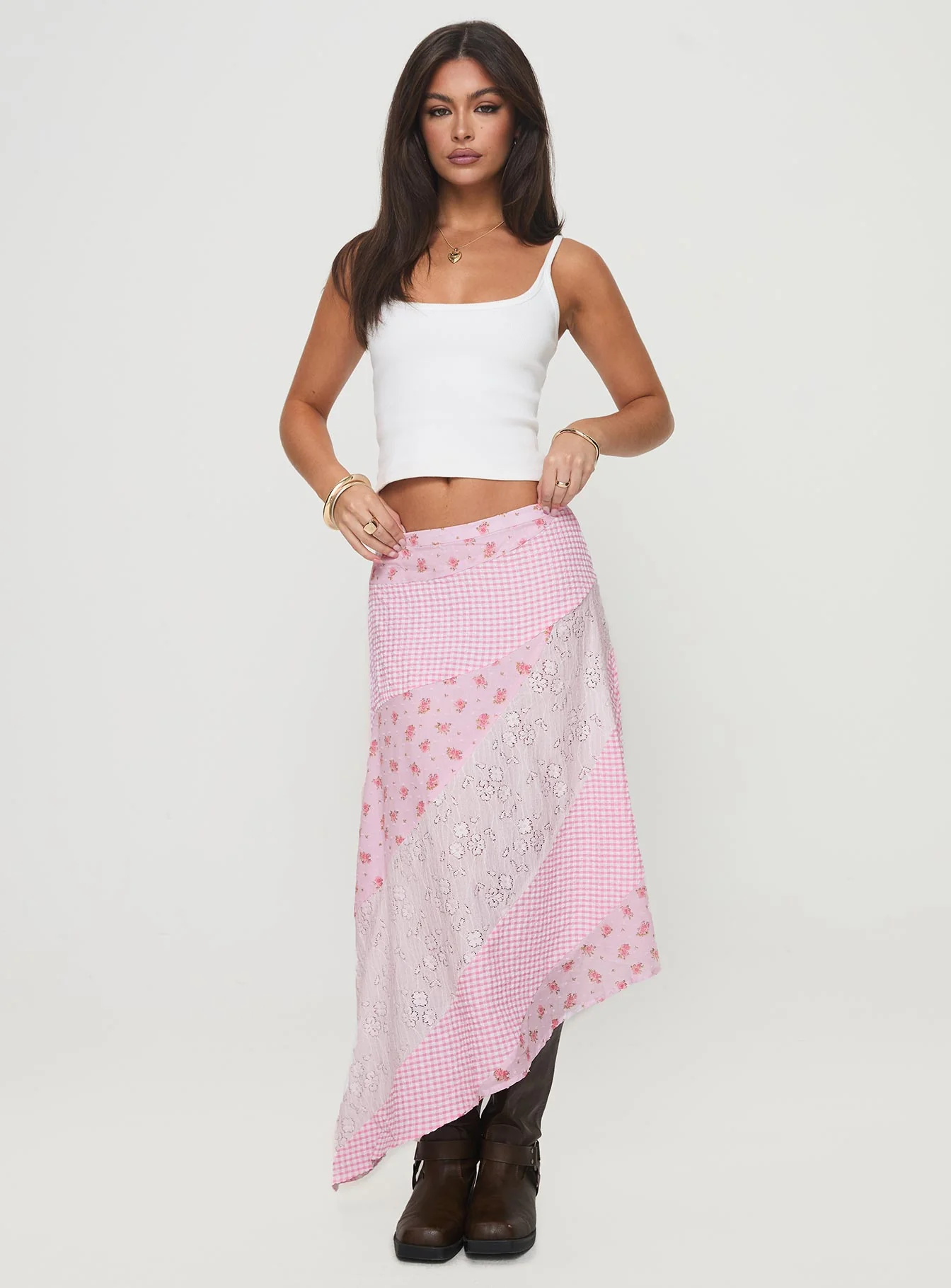 Rennar Maxi Skirt Multi Petite - Image 2