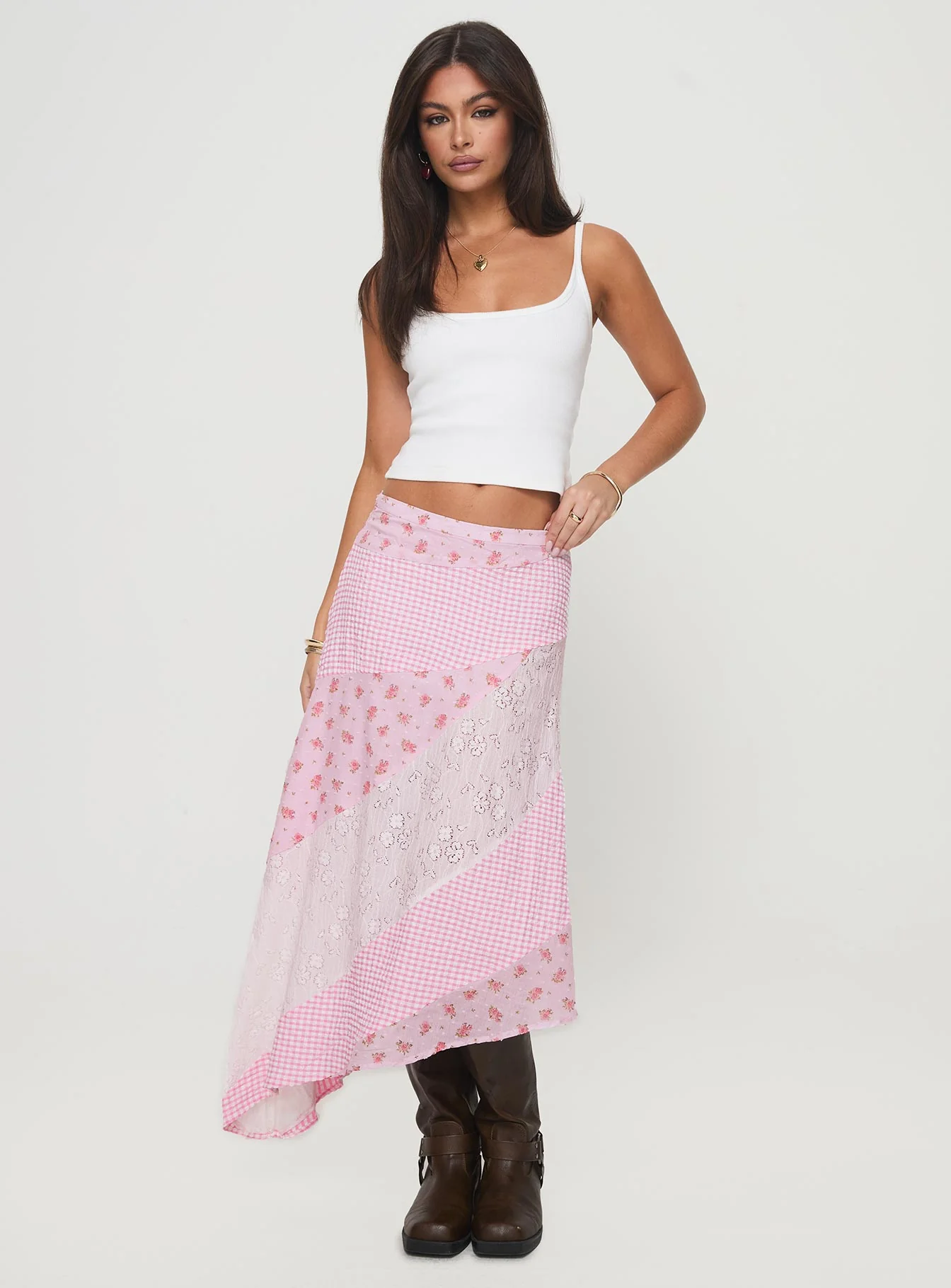 Rennar Maxi Skirt Multi Petite - Image 3