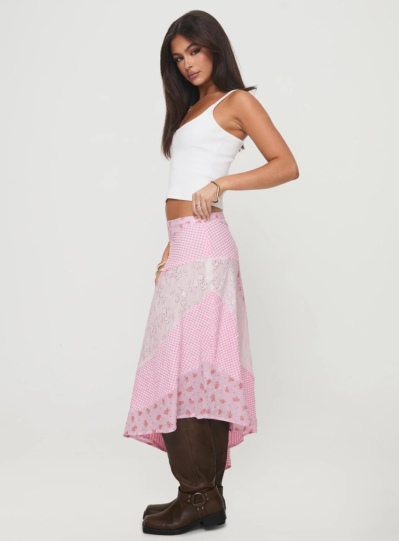 Rennar Maxi Skirt Multi Petite - Image 4