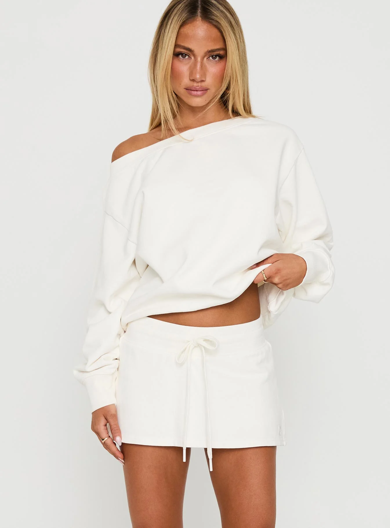 Rhodia Skort Washed White - Image 2
