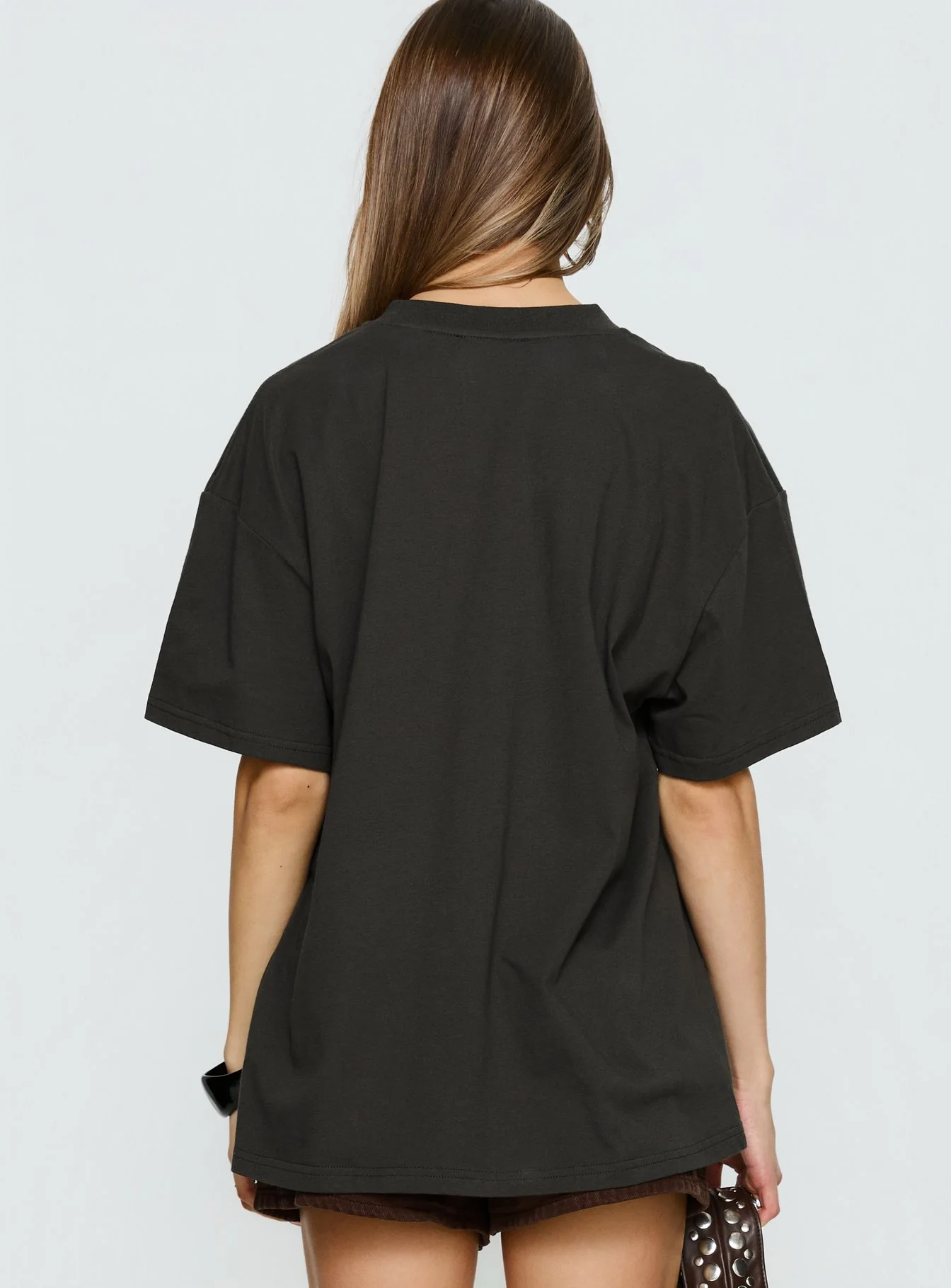 Ride or Die Daytona Oversized Graphic Tee Black - Image 5