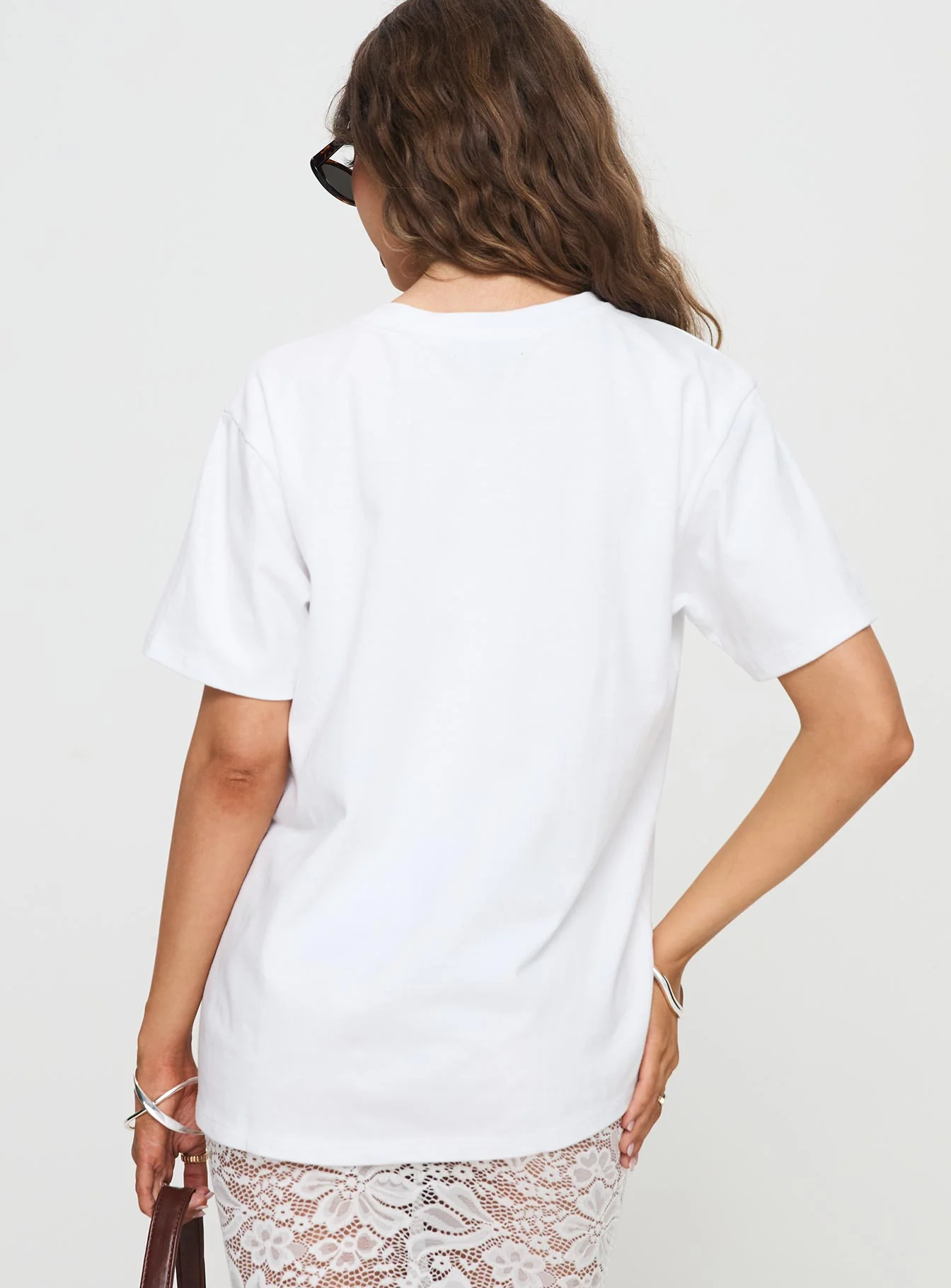 Riomaggiore Oversized Tee White - Image 5