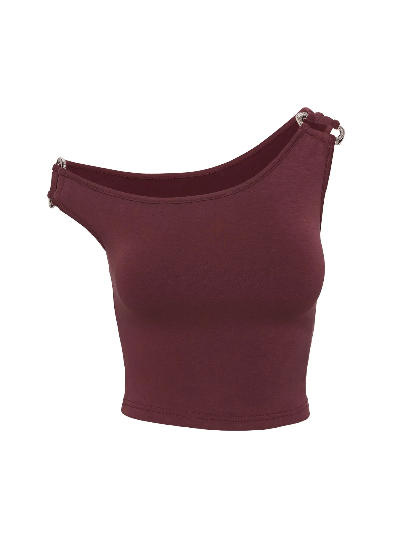 Rios One Shoulder Top Mauve - Image 7