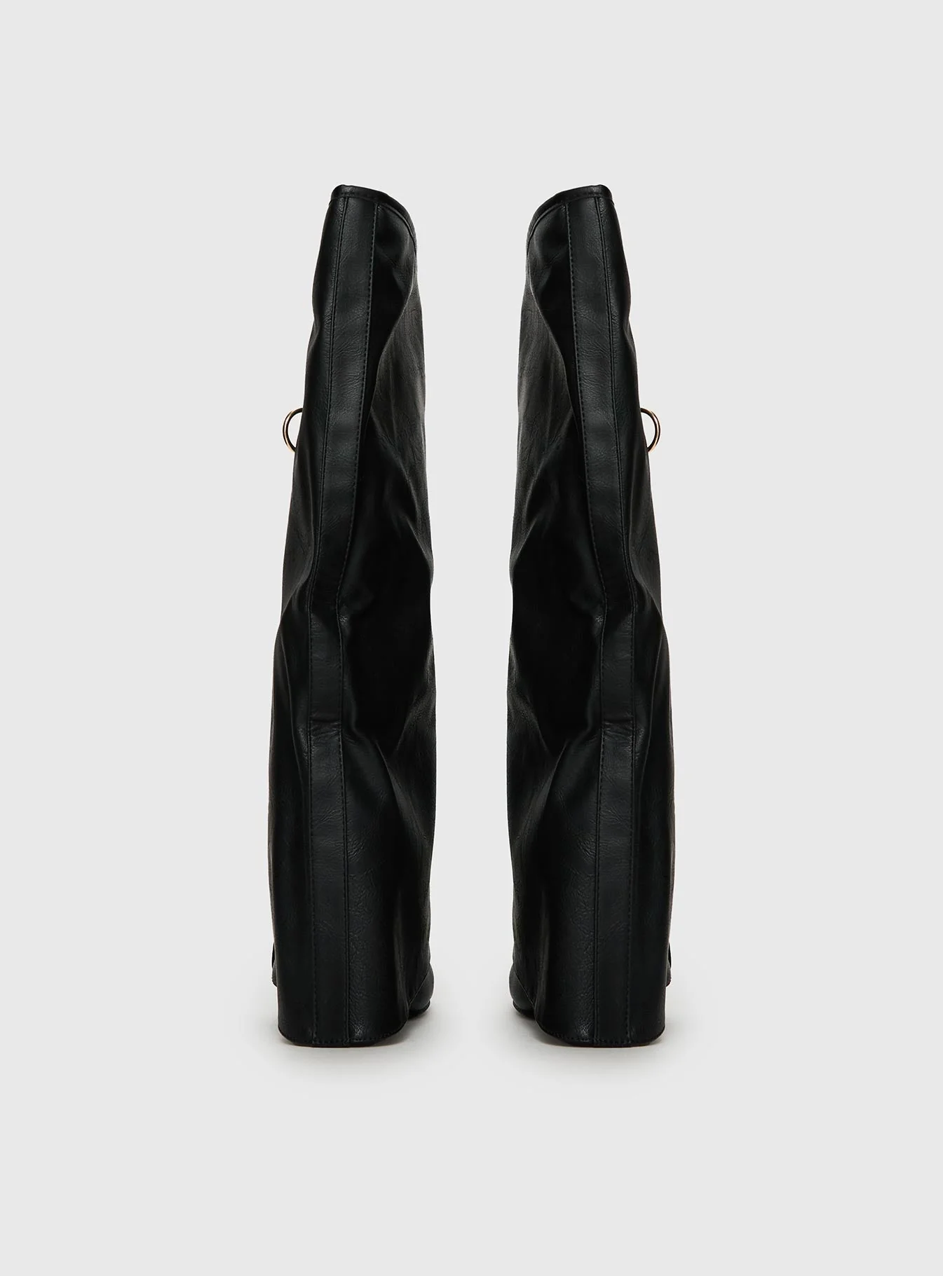 Ritz Knee High Boots Black - Image 4