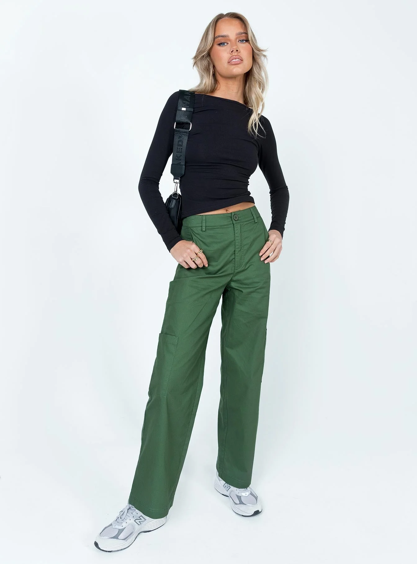 Rixie Long Sleeve Top Black - Image 3