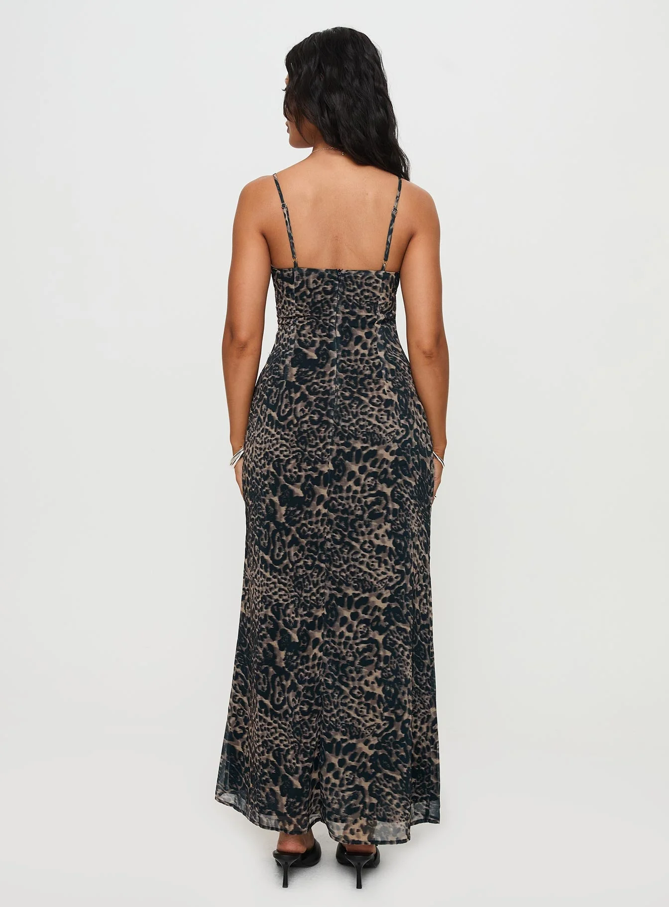 Rosalba Maxi Dress Leopard - Image 5