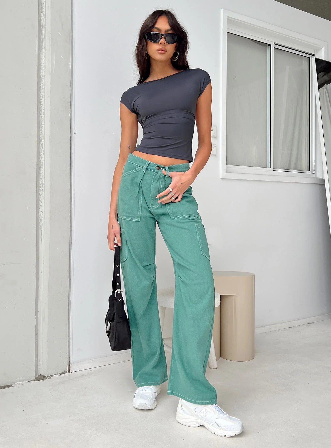 Rosalinda Top Grey - Image 5