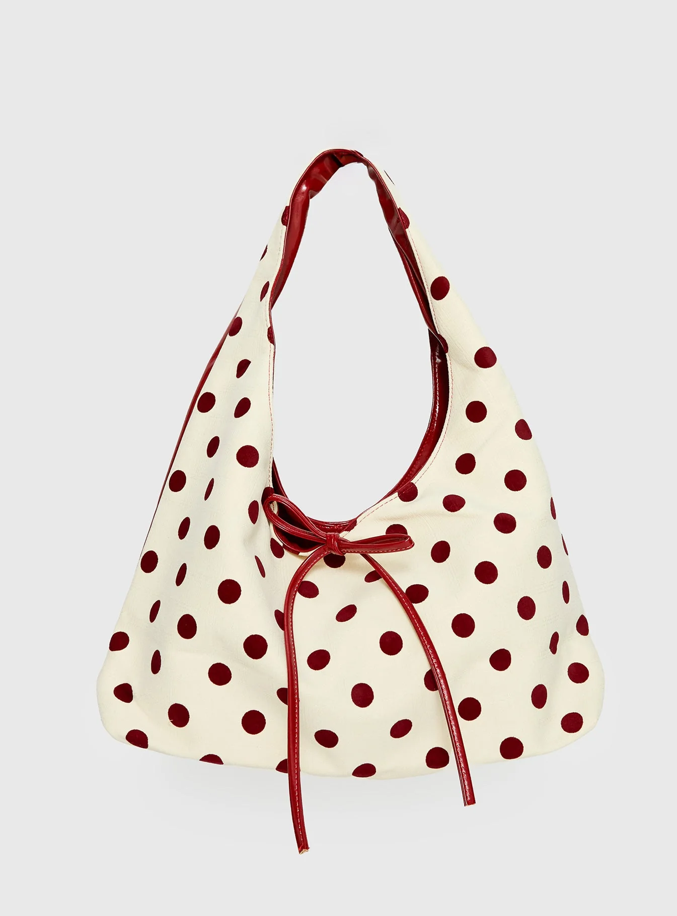 Rosamaria Shoulder Bag Cream Polka Dot - Image 2
