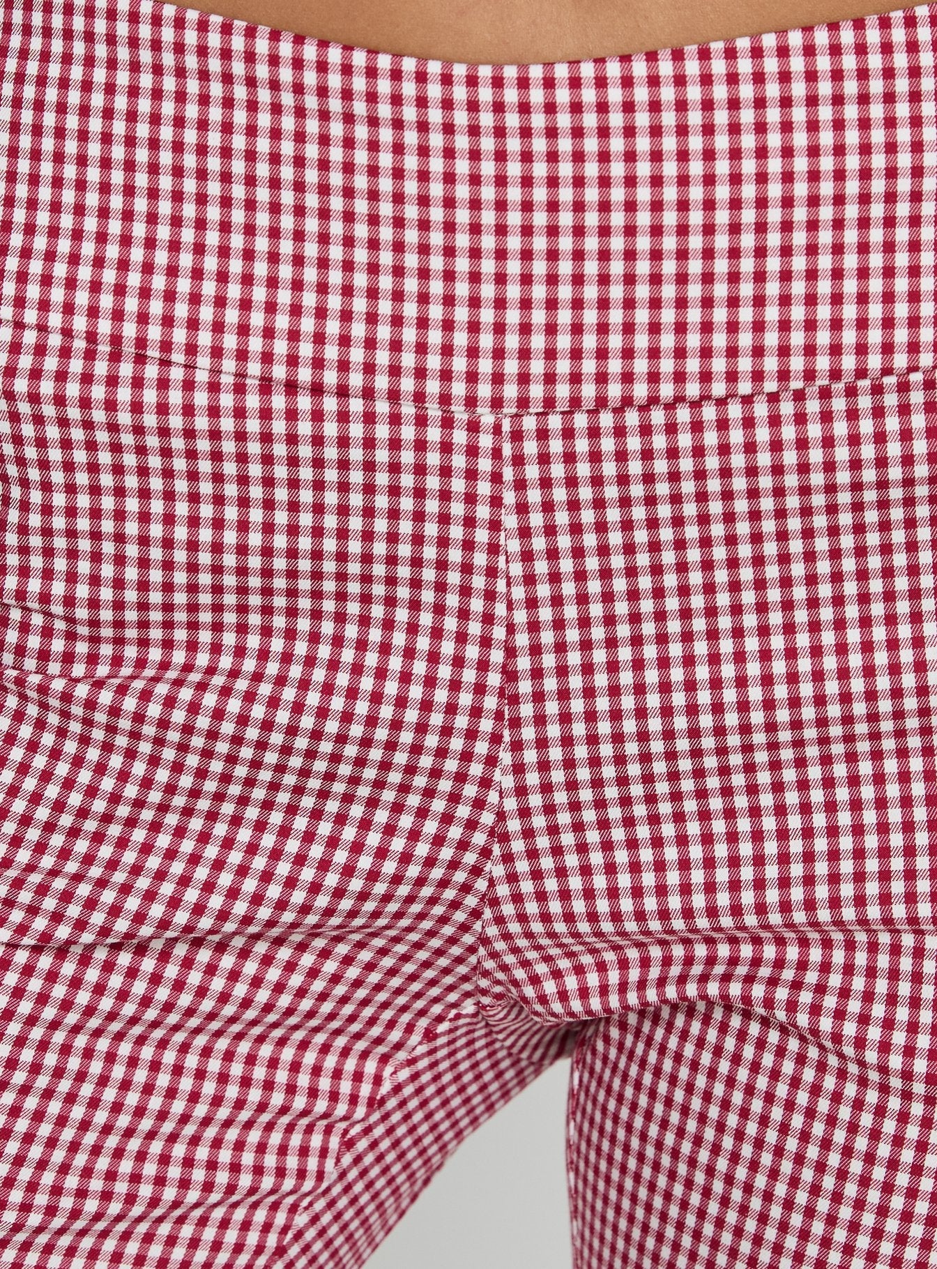 Rossie Capri Pants Red Gingham - Image 6