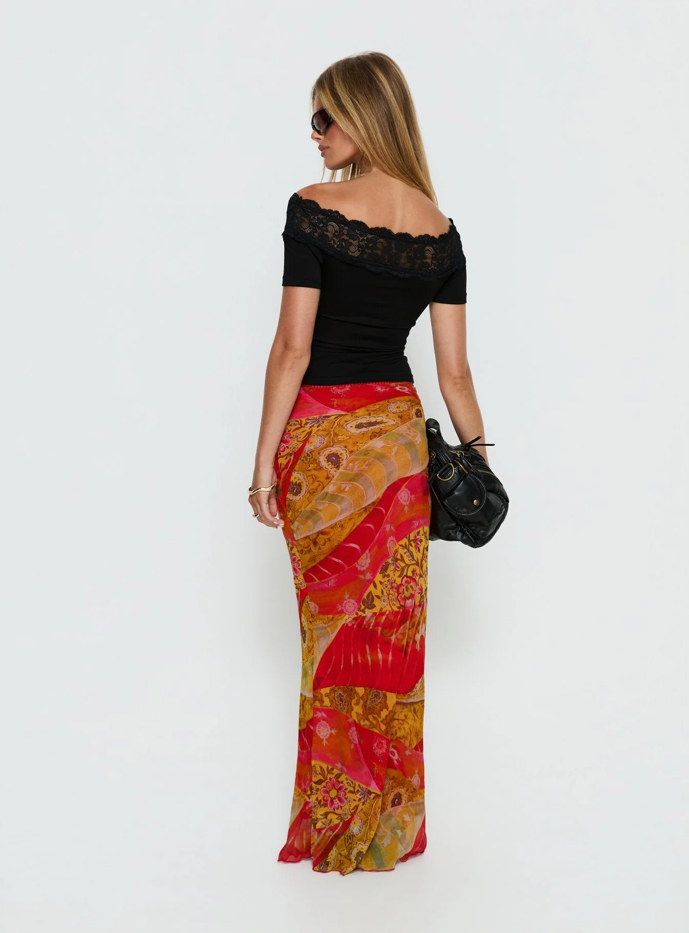 Rowana Maxi Skirt Multi Paisley - Image 5