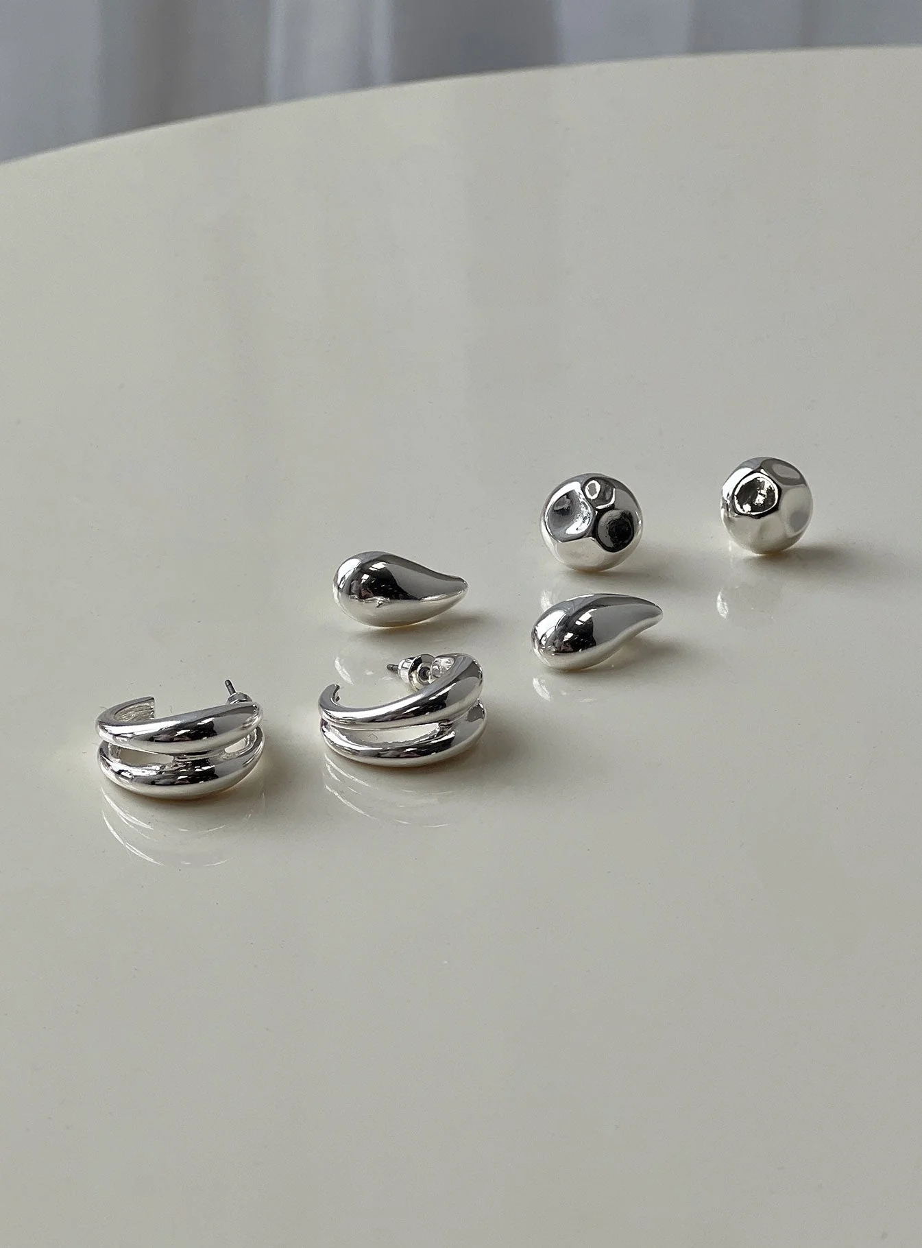 Run The Party Earring Pack Silver