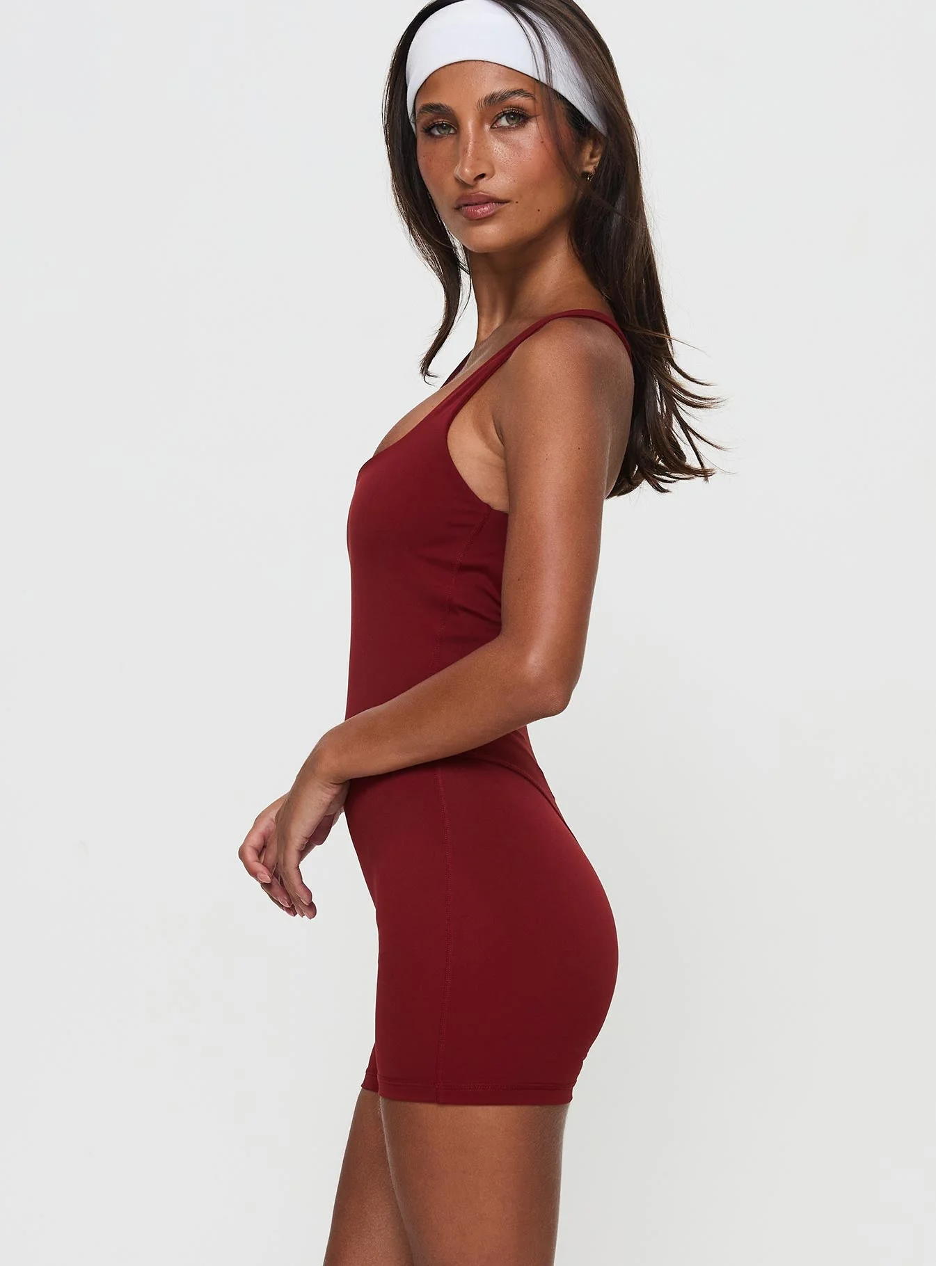Run The Play Active Romper Red - Image 4