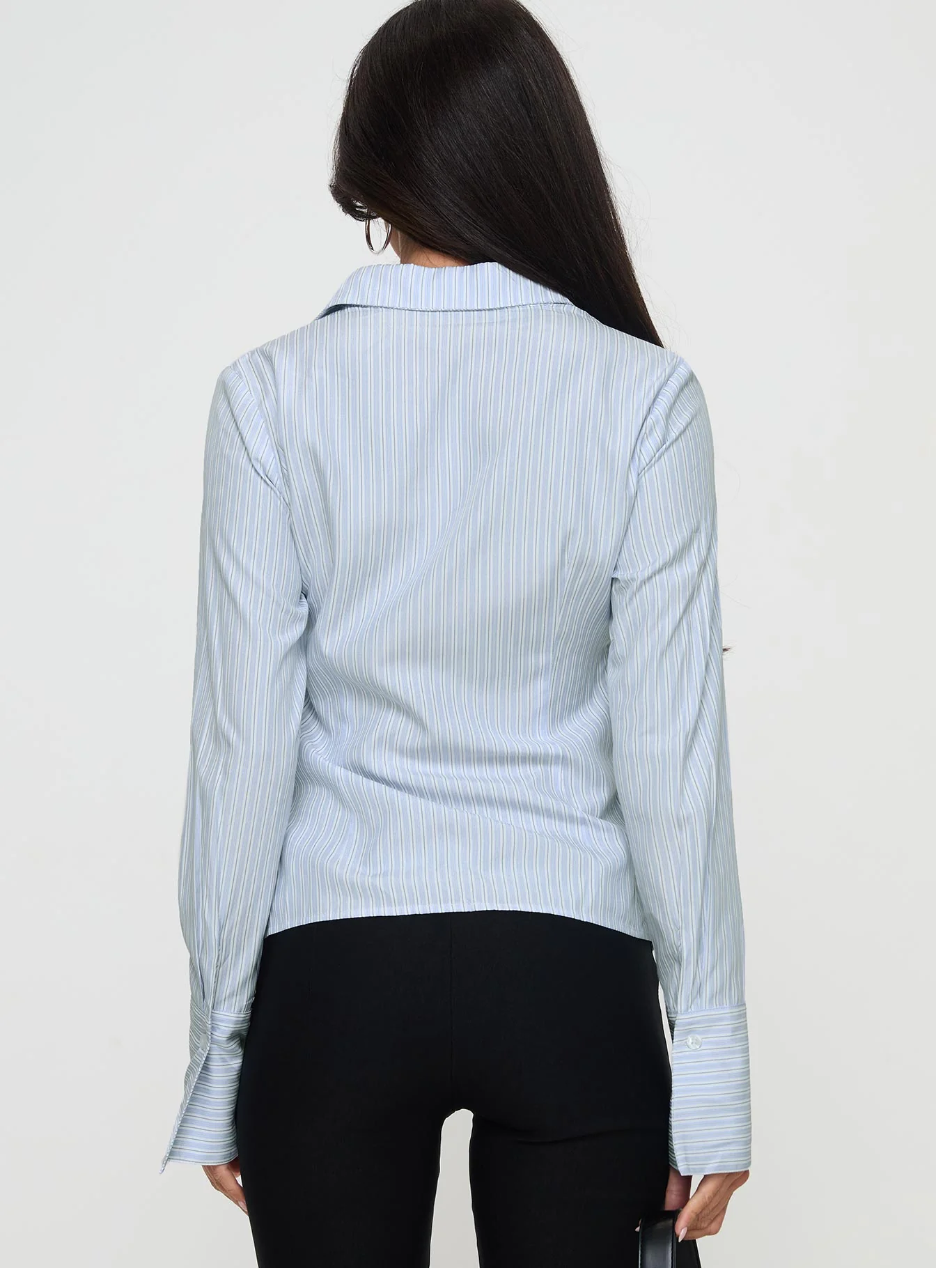 Rush Hour Long Sleeve Top Blue Stripe - Image 5