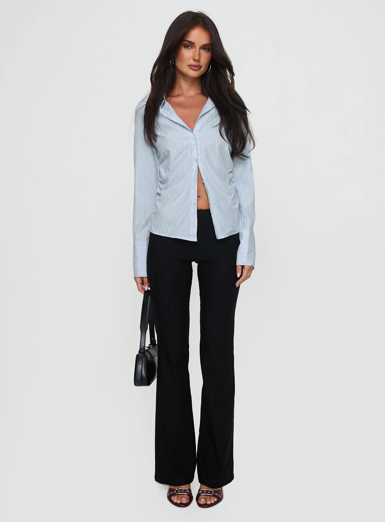 Rush Hour Long Sleeve Top Blue Stripe - Image 7