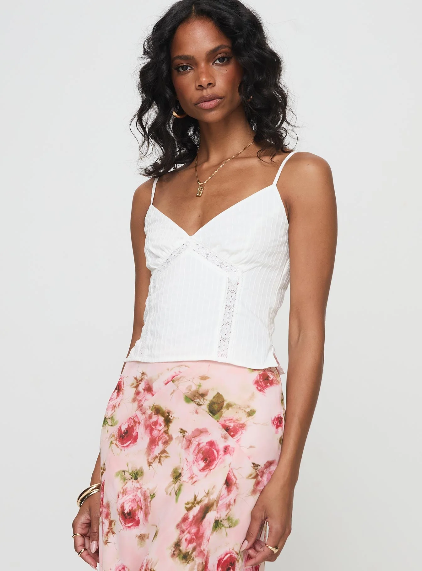 Rusha Cami Top White - Image 2