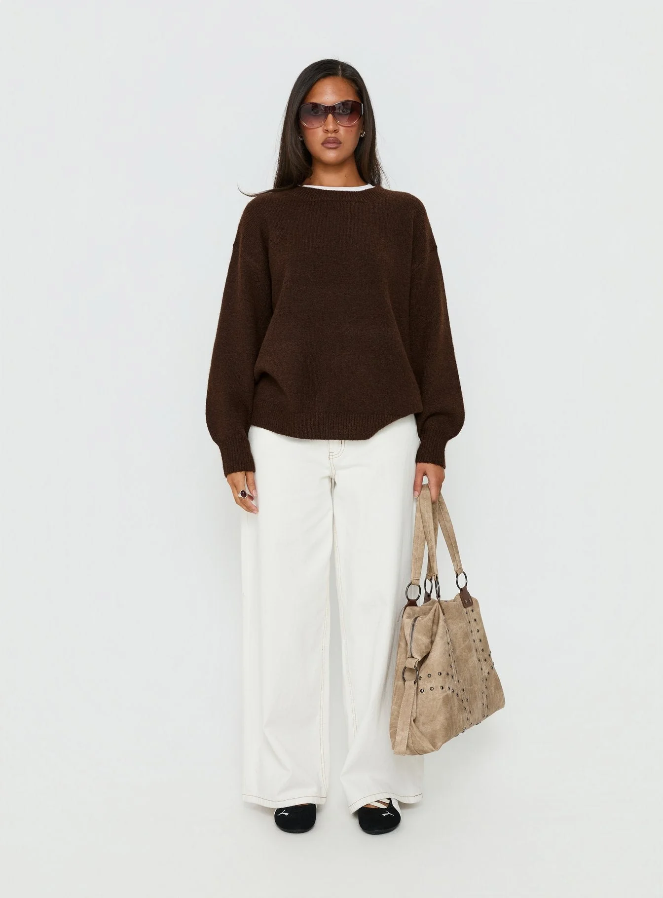 Ryanna Sweater Chocolate - Image 6