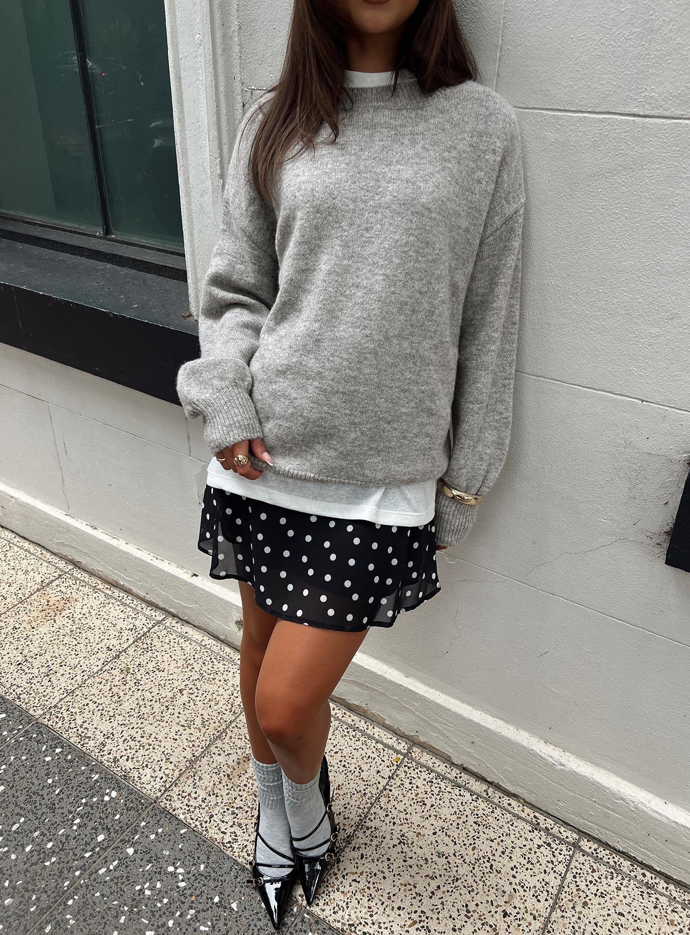 Ryanna Sweater Grey - Image 11