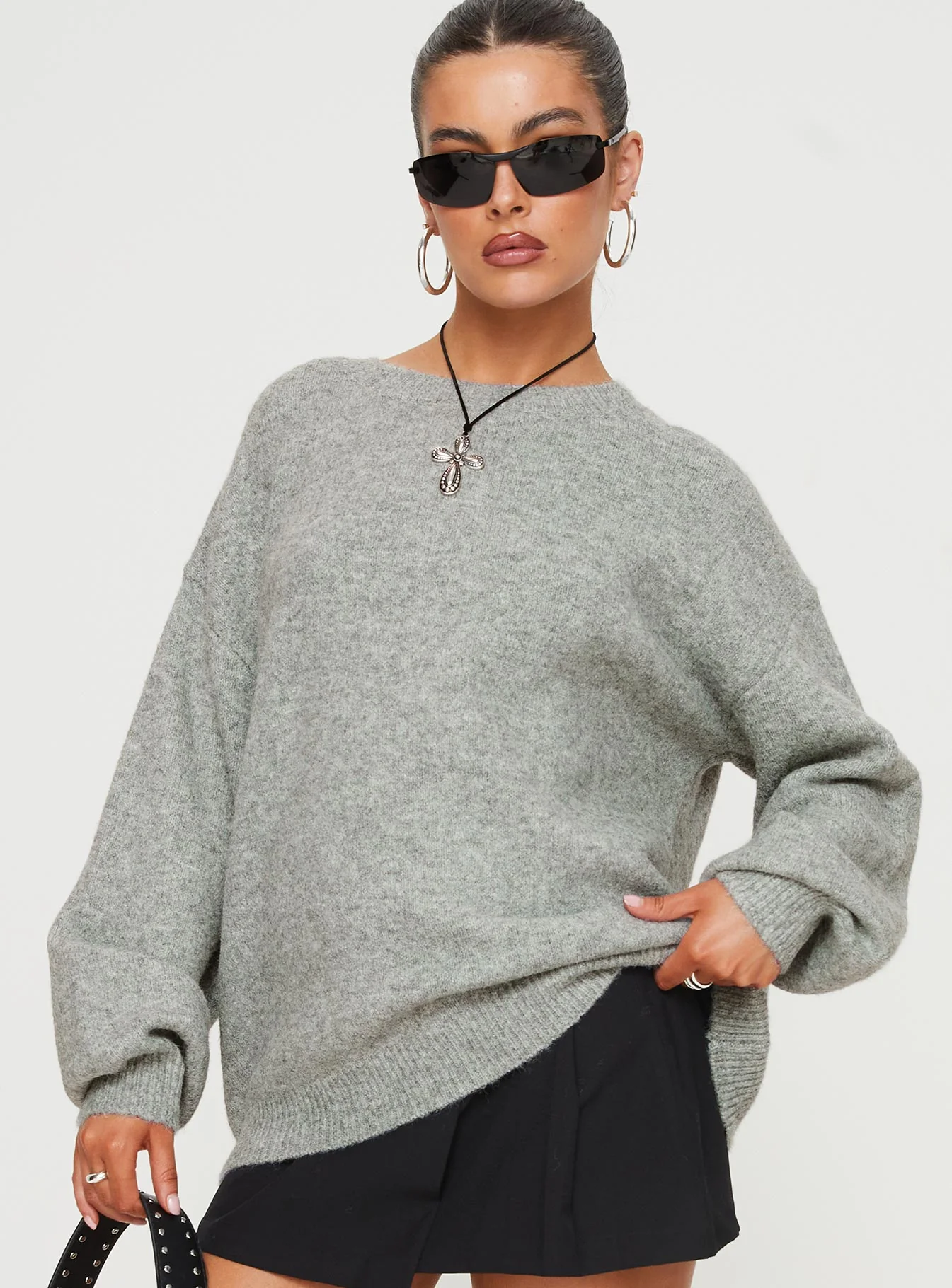 Ryanna Sweater Grey - Image 5