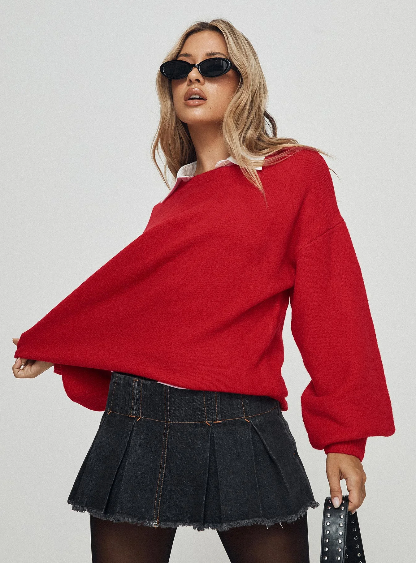Ryanna Sweater Red - Image 3