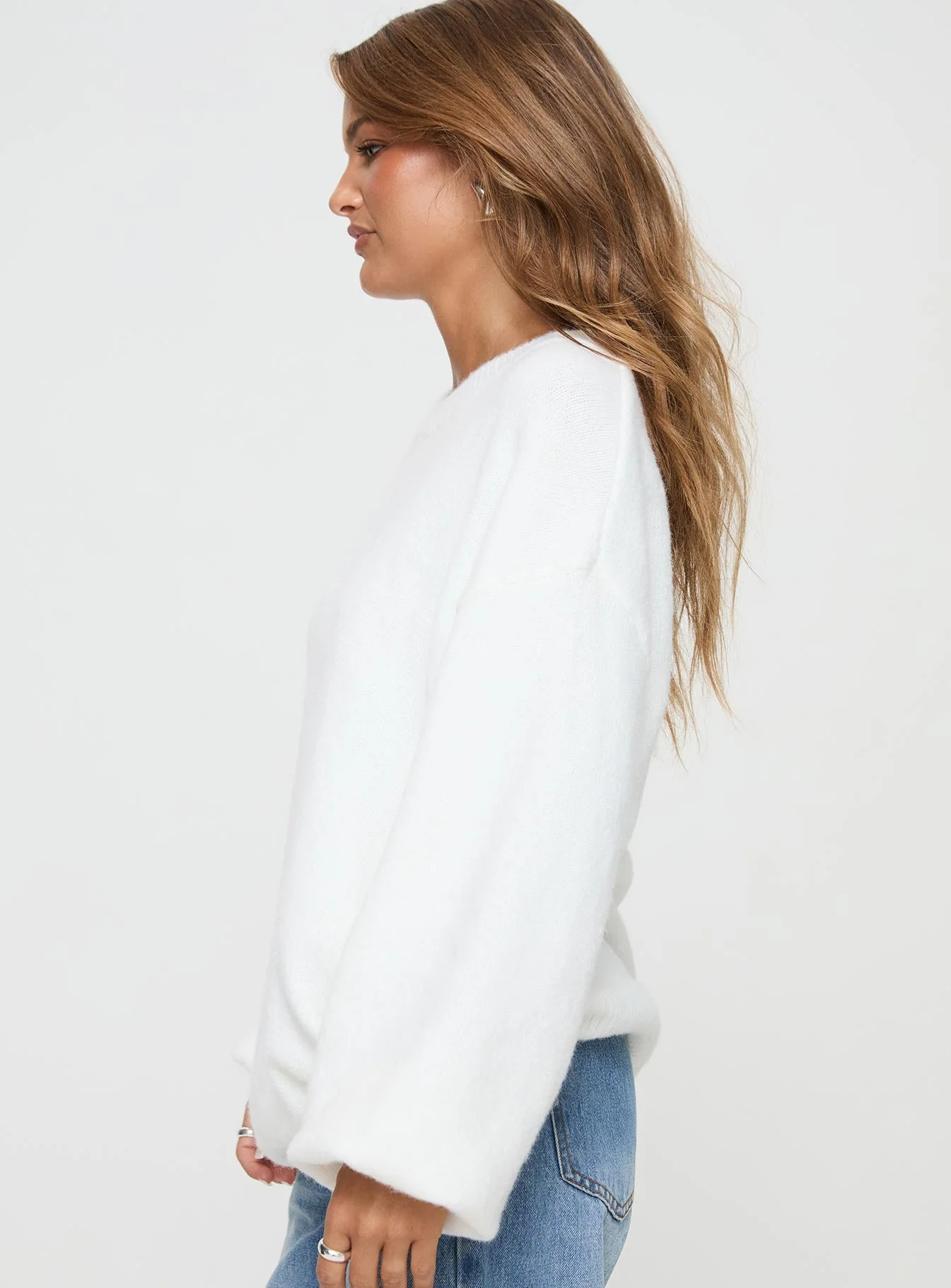 Ryanna Sweater White - Image 4