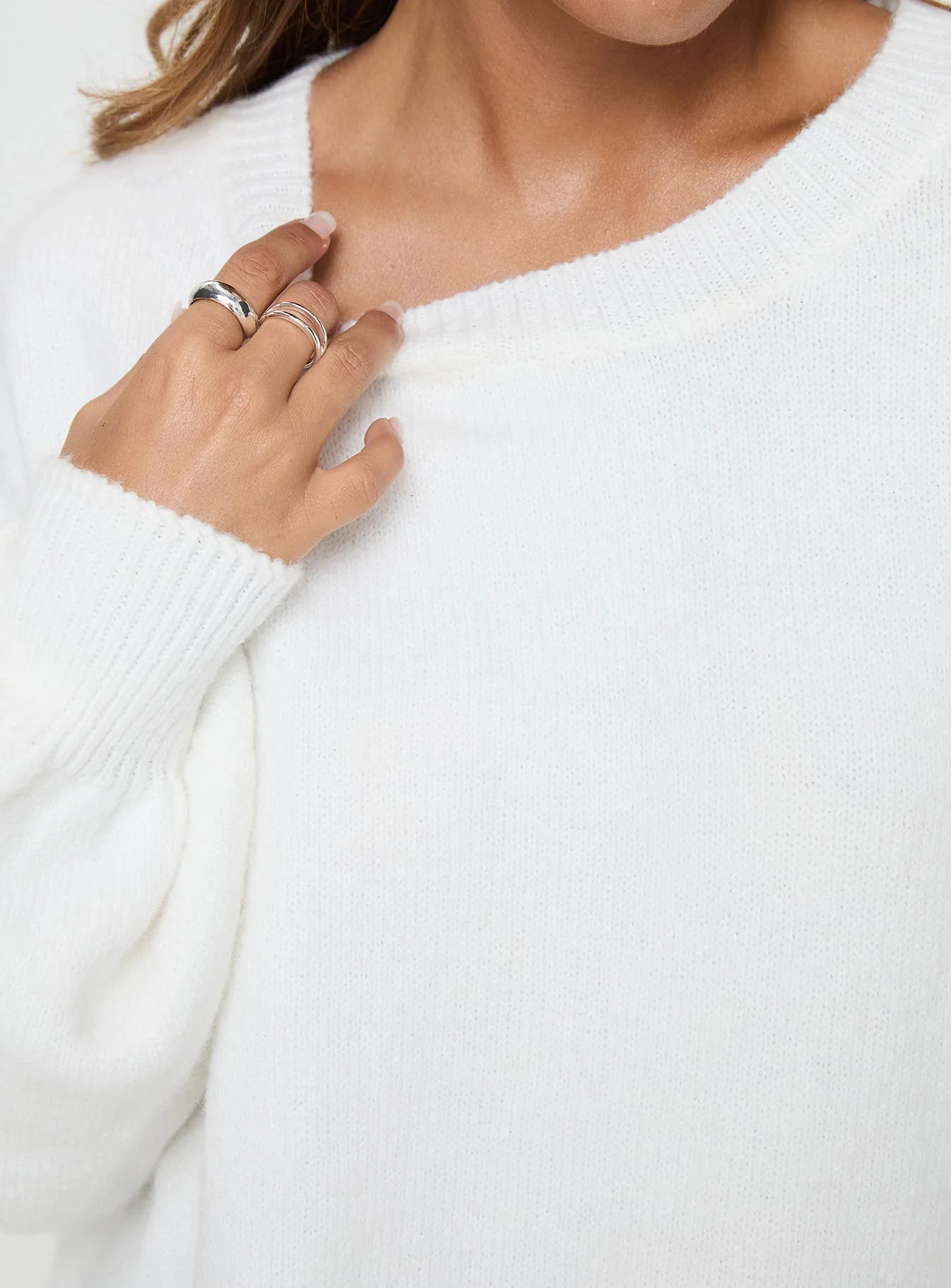 Ryanna Sweater White - Image 6