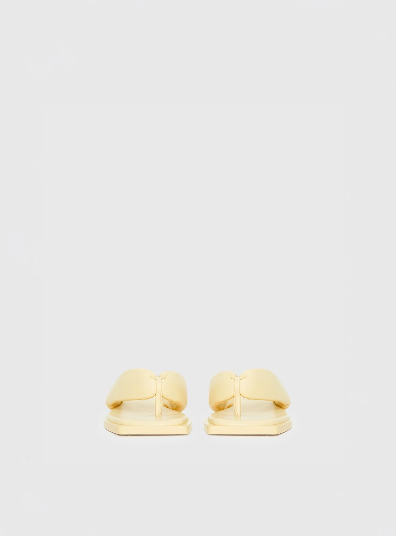 Rylin Puff Thong Sandals Butter - Image 3