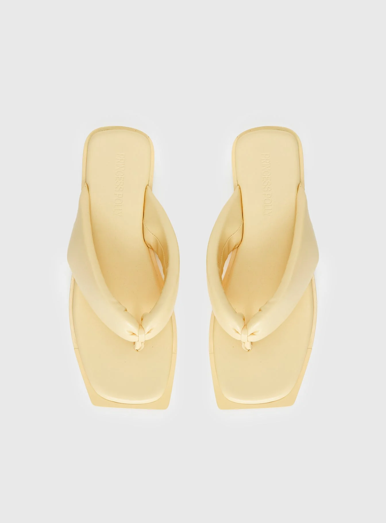 Rylin Puff Thong Sandals Butter - Image 5