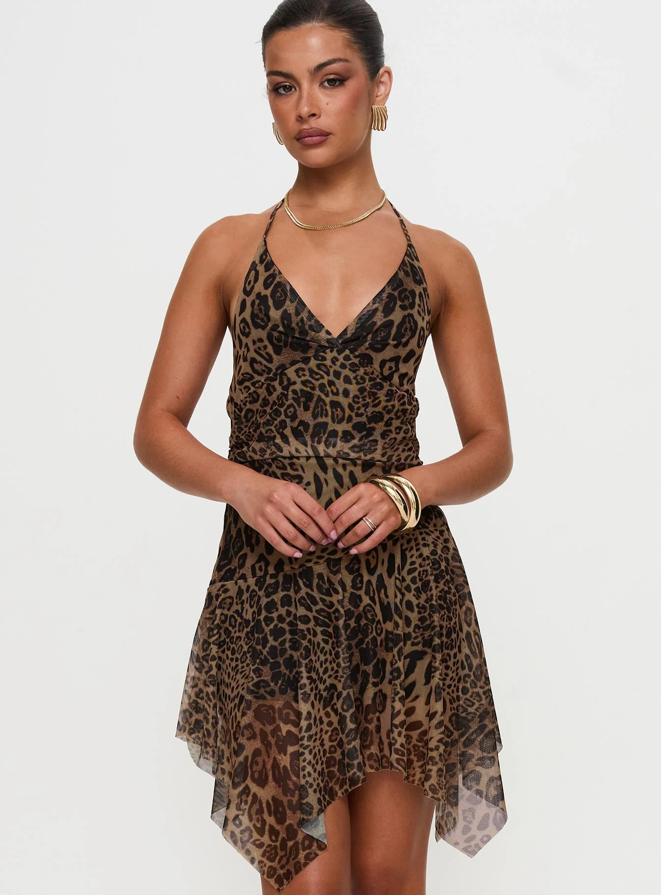 Sabetha Mini Dress Leopard - Image 5