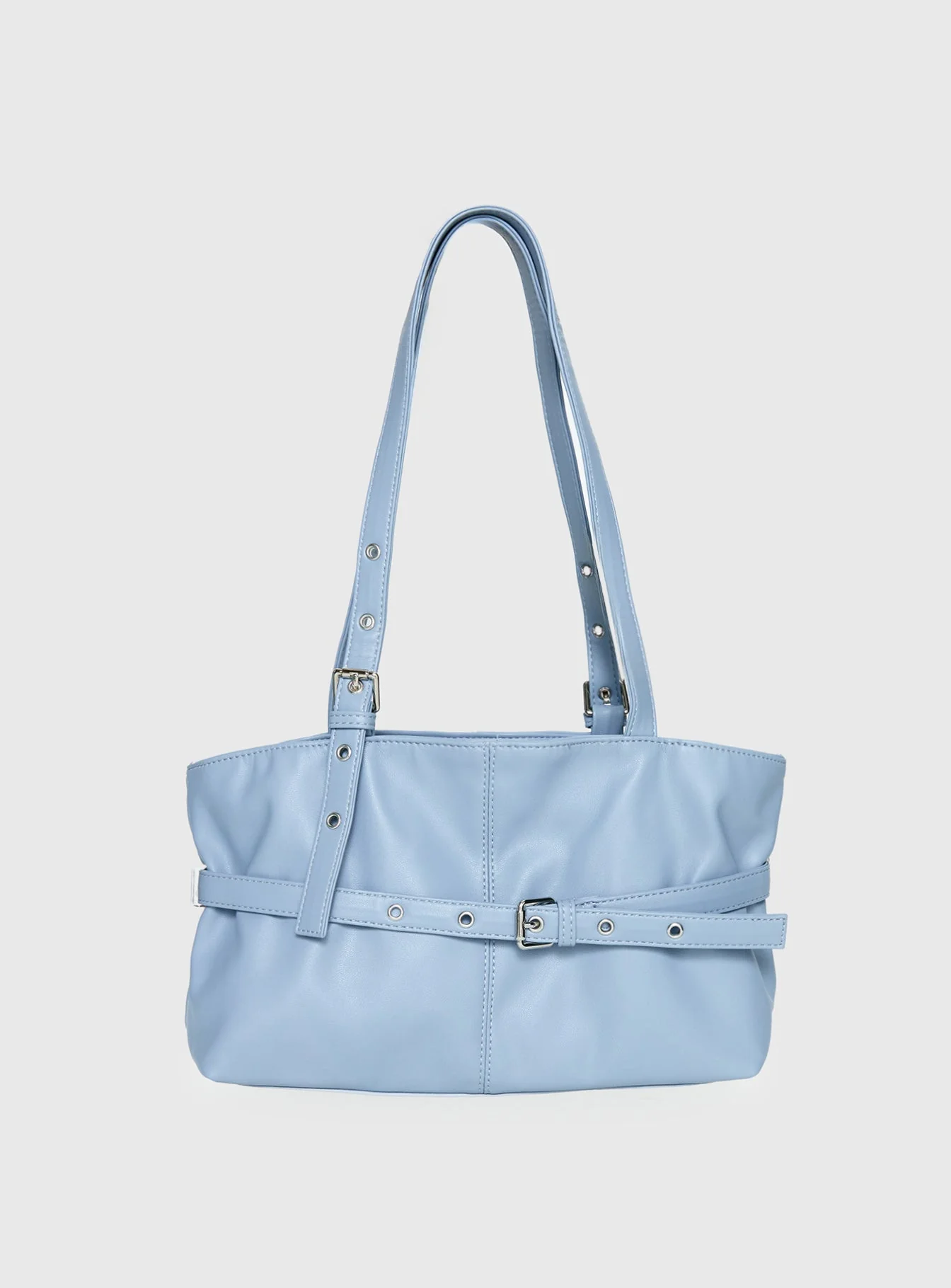 Sabyna Buckle Shoulder Bag Blue - Image 2